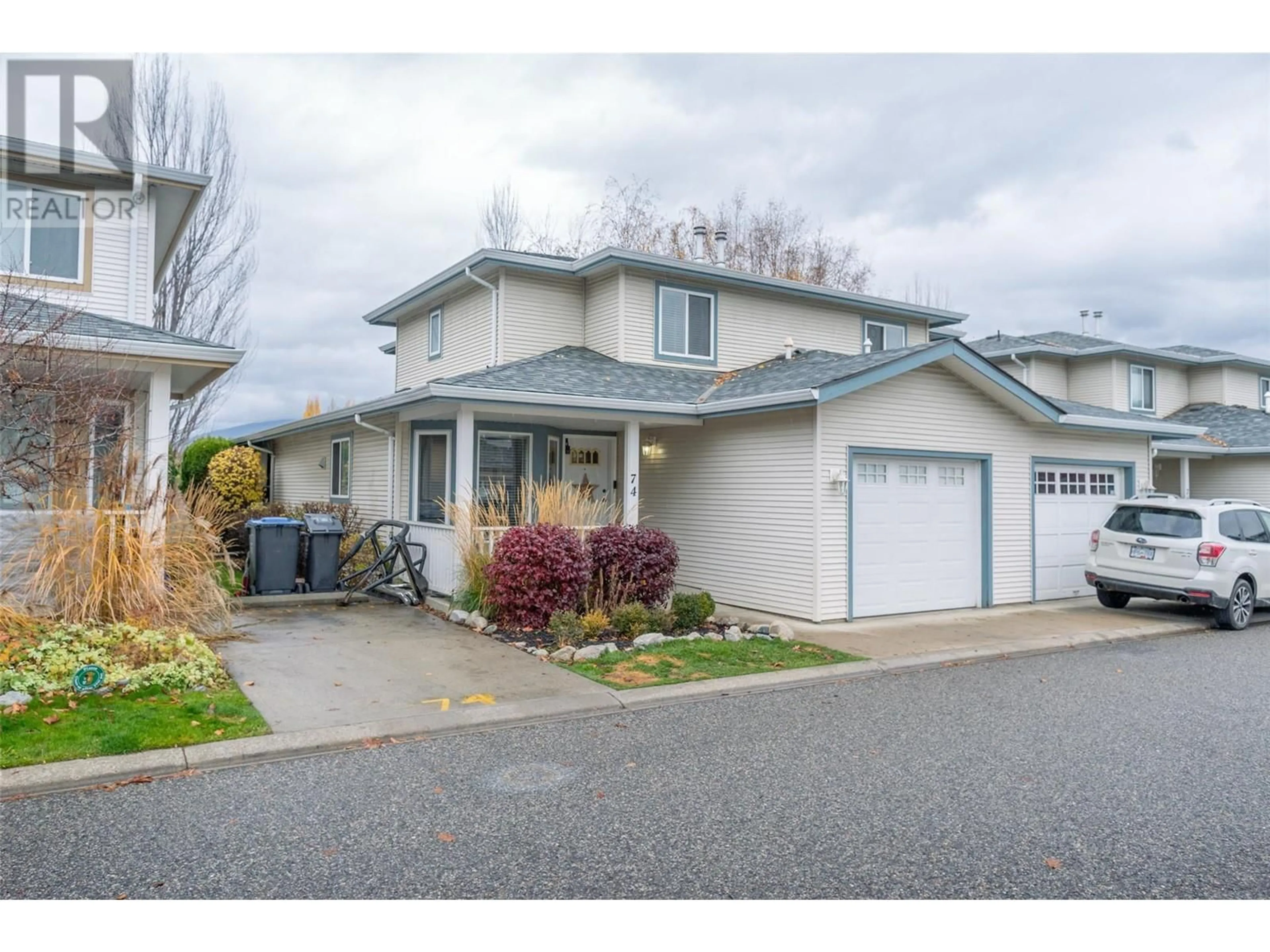 A pic from exterior of the house or condo, the street view for 1120 Guisachan Road Unit# 74 Lot# 74, Kelowna British Columbia V1Y9R5