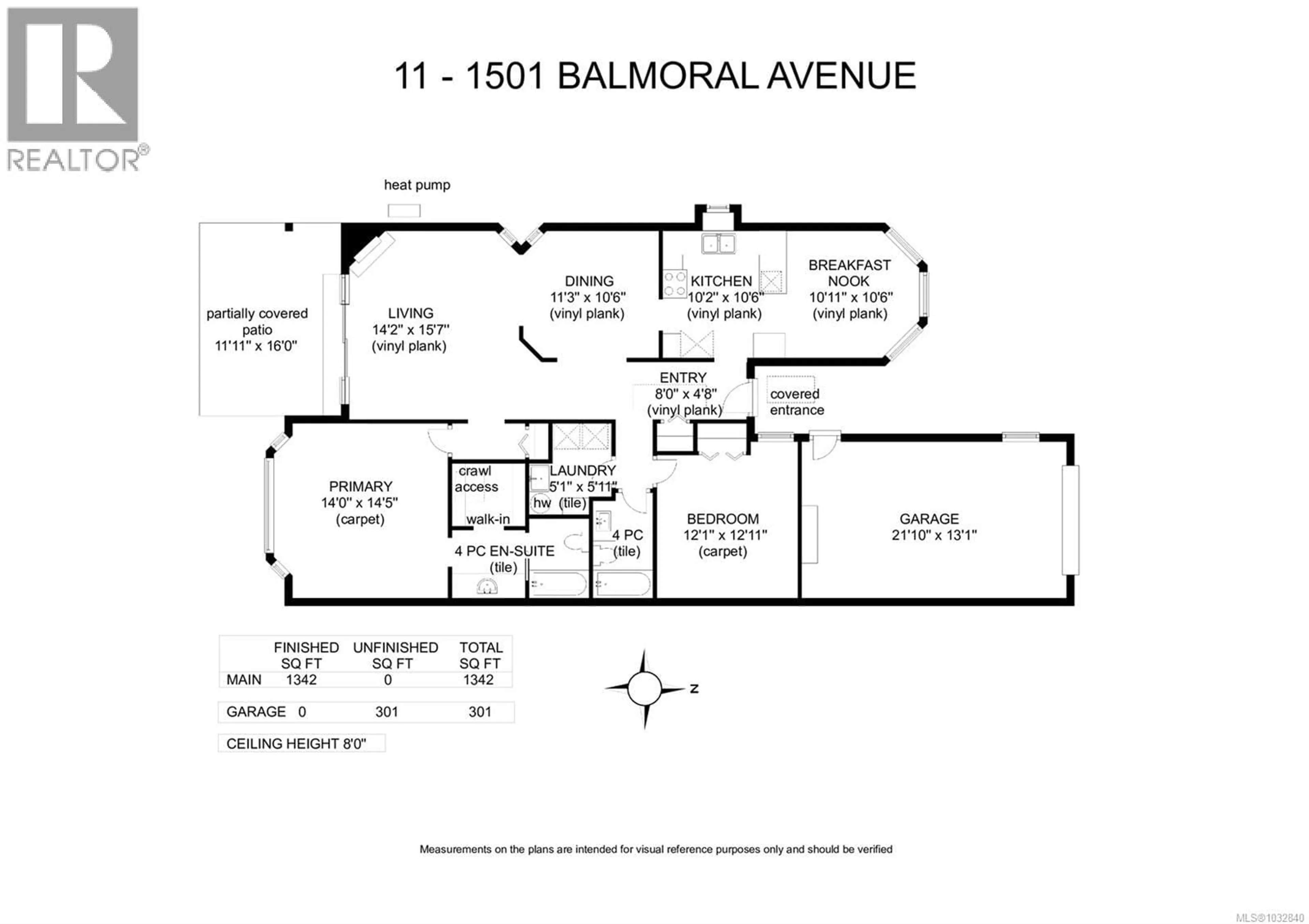 Floor plan for 11 - 1501 BALMORAL AVENUE, Comox British Columbia V9M2R8