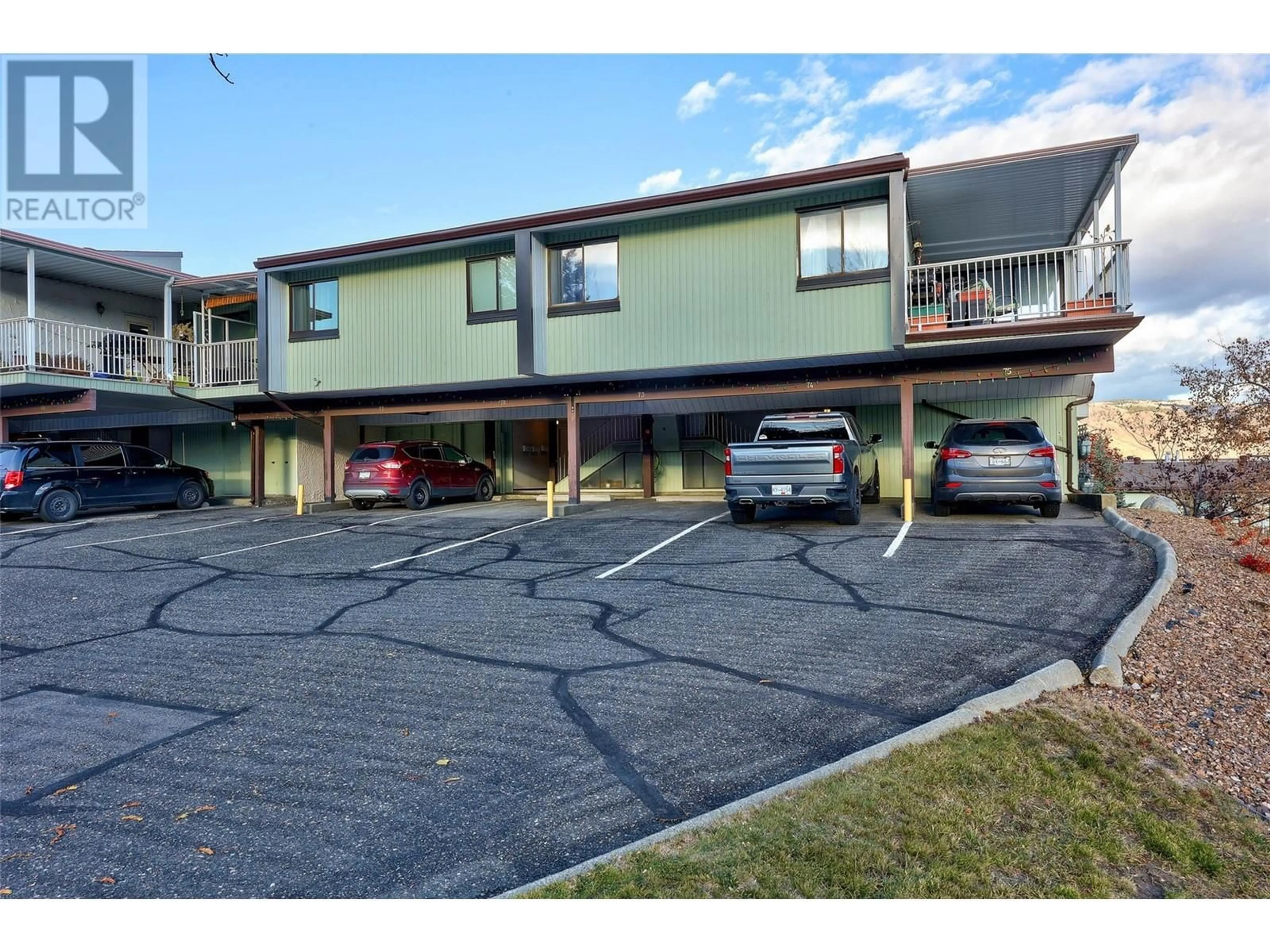 A pic from exterior of the house or condo, the street view for 137 McGill Road Unit# 73, Kamloops British Columbia V2C1L9