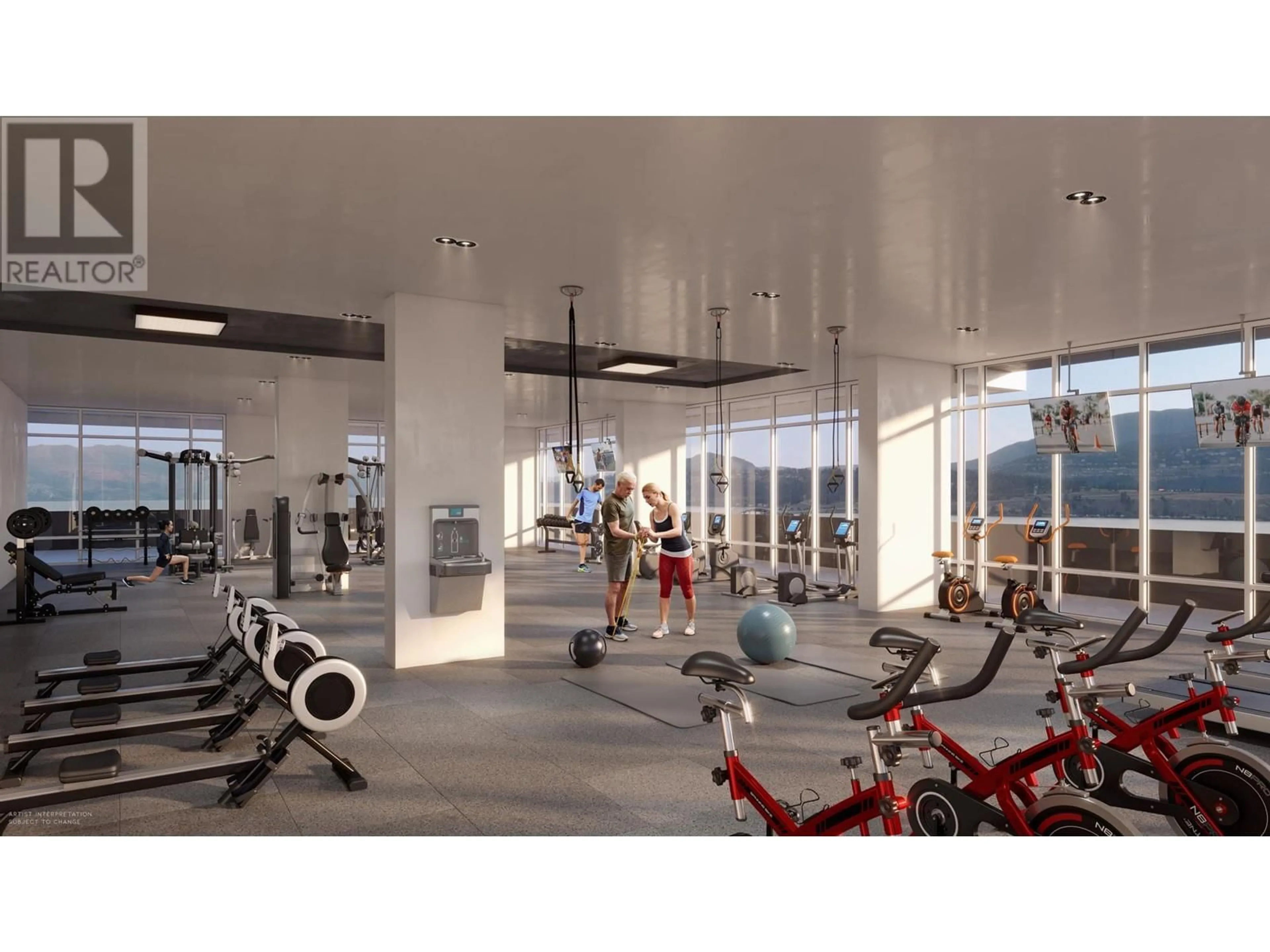 Gym or fitness room for 238 Leon Avenue Unit# 2306, Kelowna British Columbia V1Y6H9