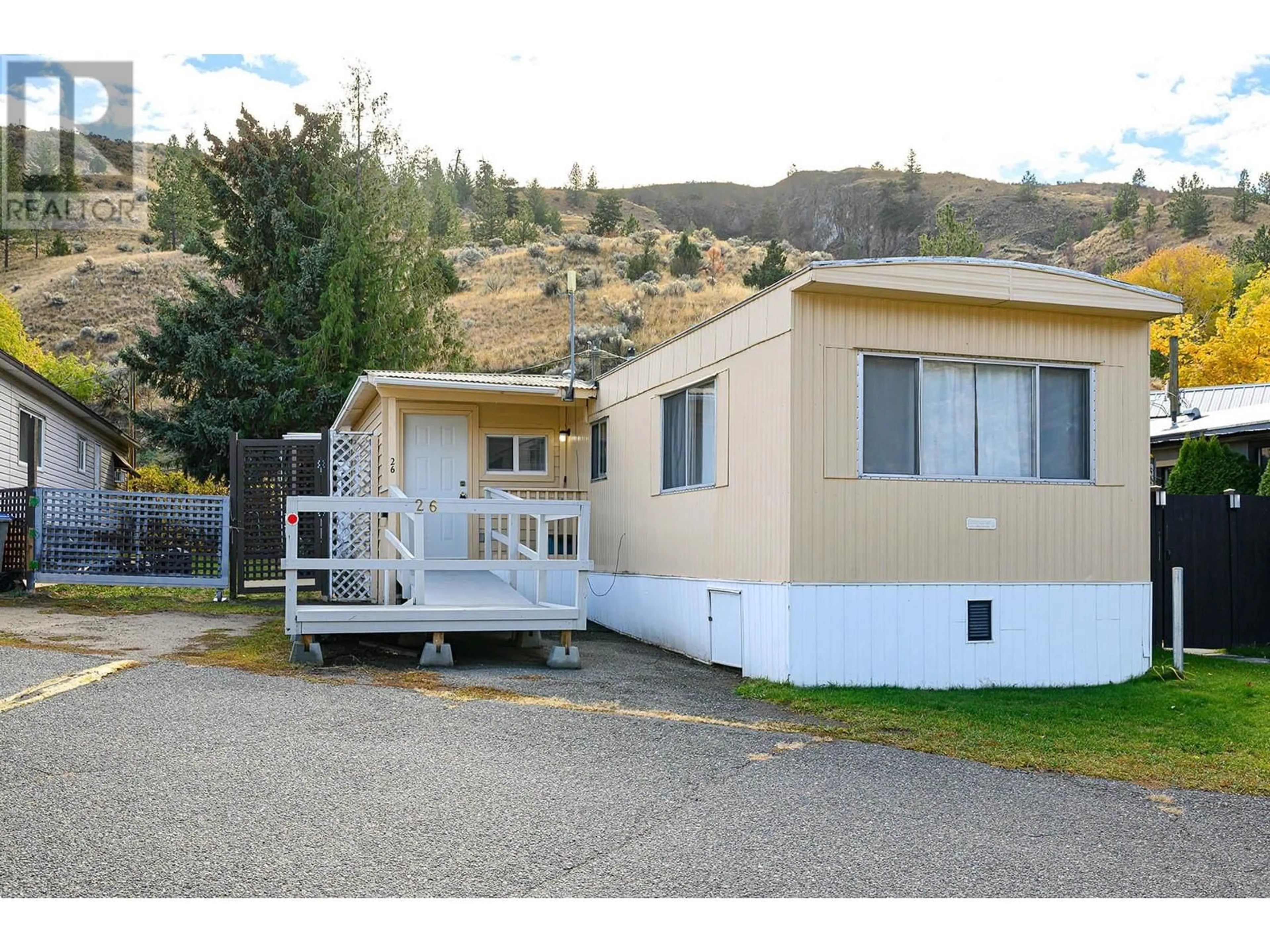 A pic from exterior of the house or condo, the front or back of building for 1175 Rose Hill Road Unit# 26, Kamloops British Columbia V2E1G9