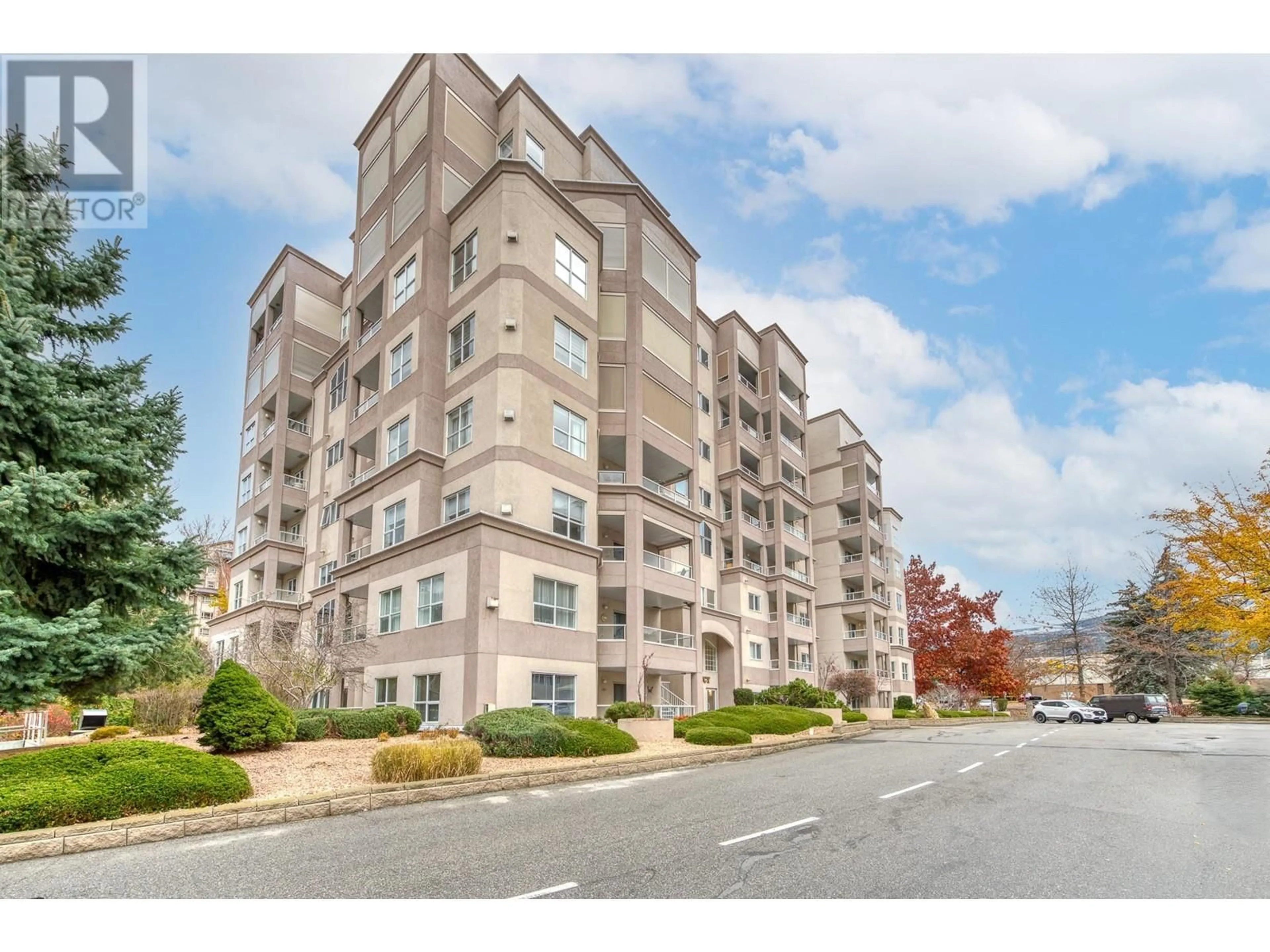 A pic from exterior of the house or condo, the street view for 2245 ATKINSON Street Unit# 101, Penticton British Columbia V2A8R7