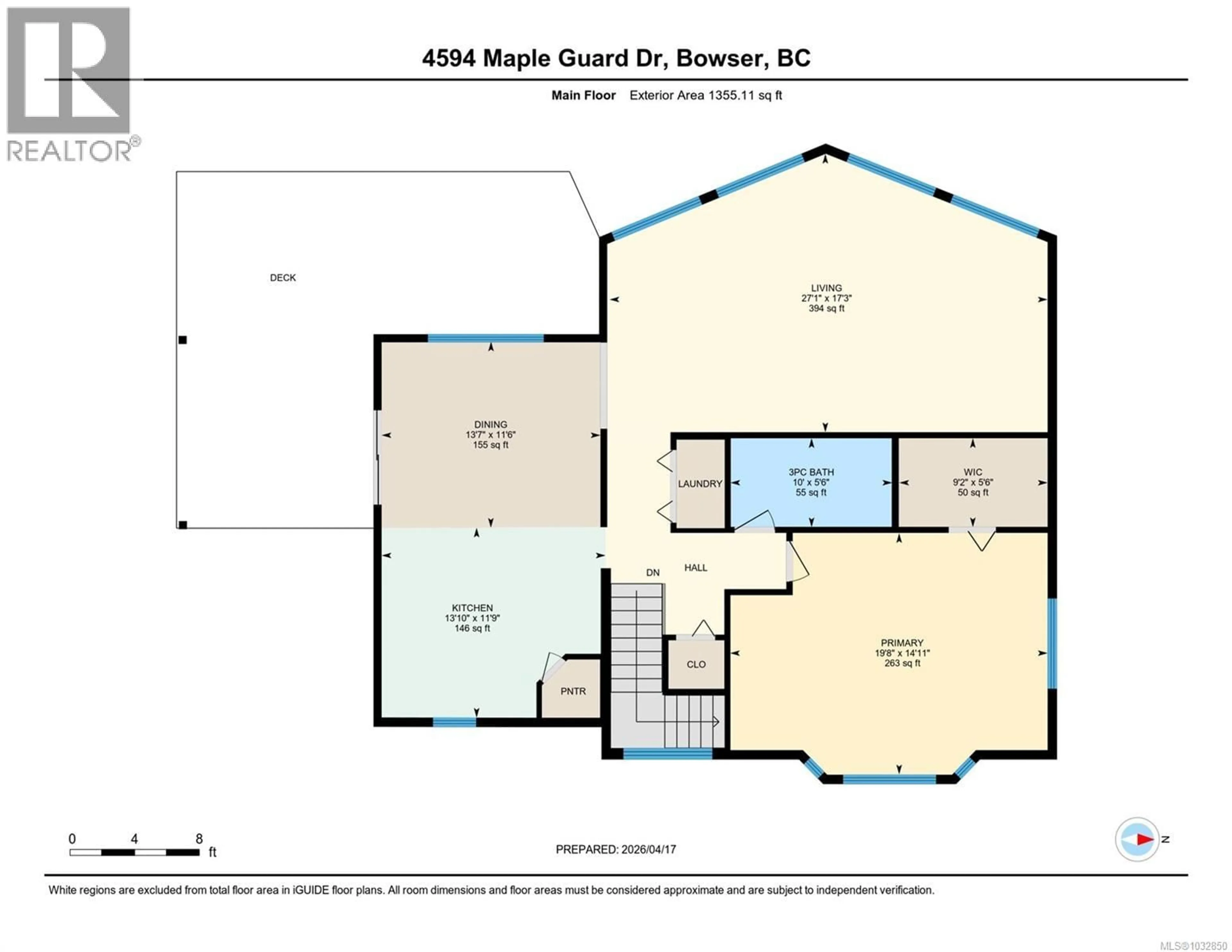 Floor plan for 4594 MAPLE GUARD DRIVE, Bowser British Columbia V0R1G0