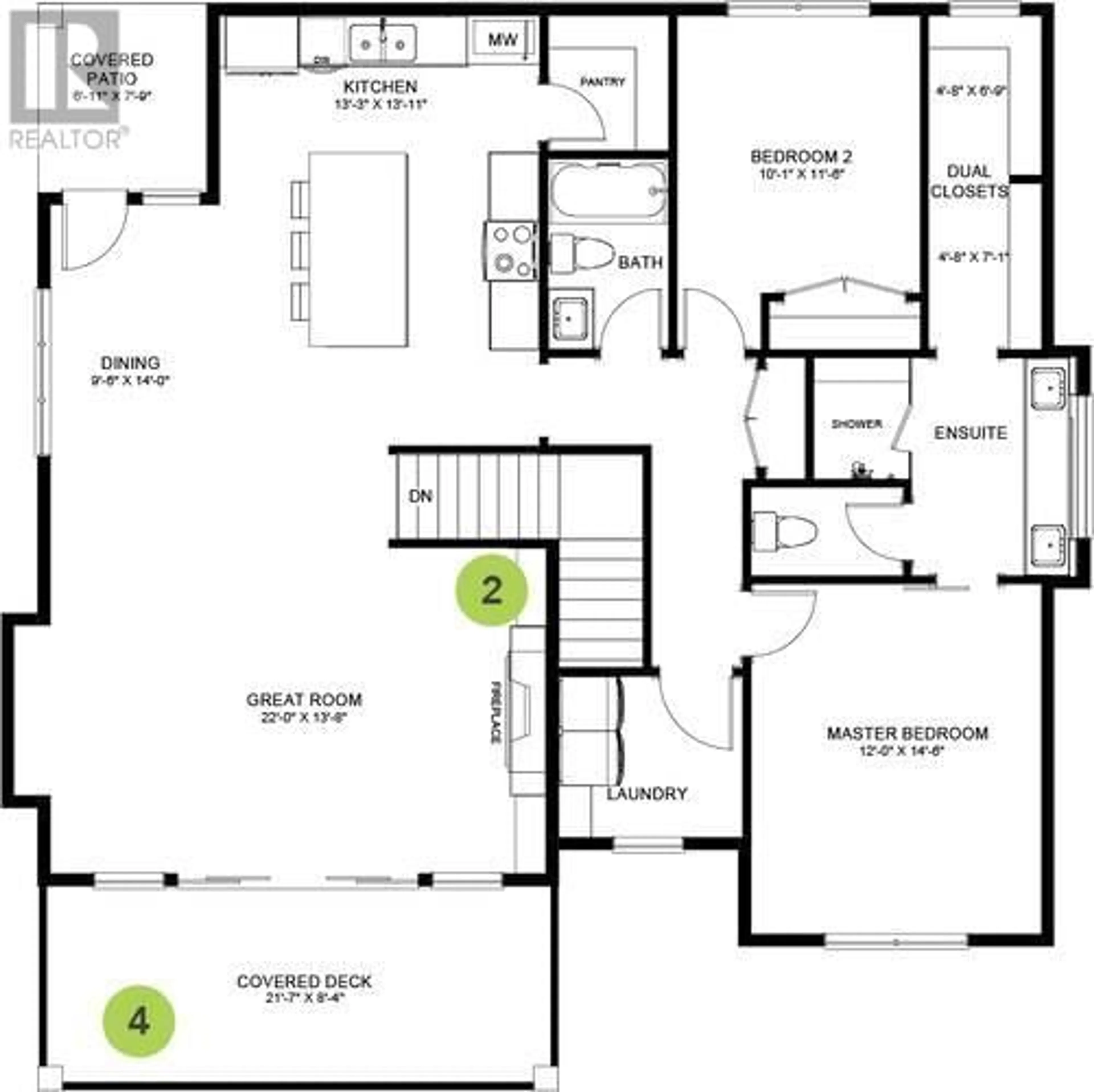 Floor plan for 1095 Collinson Court Lot# 579, Kelowna British Columbia V1W0C3