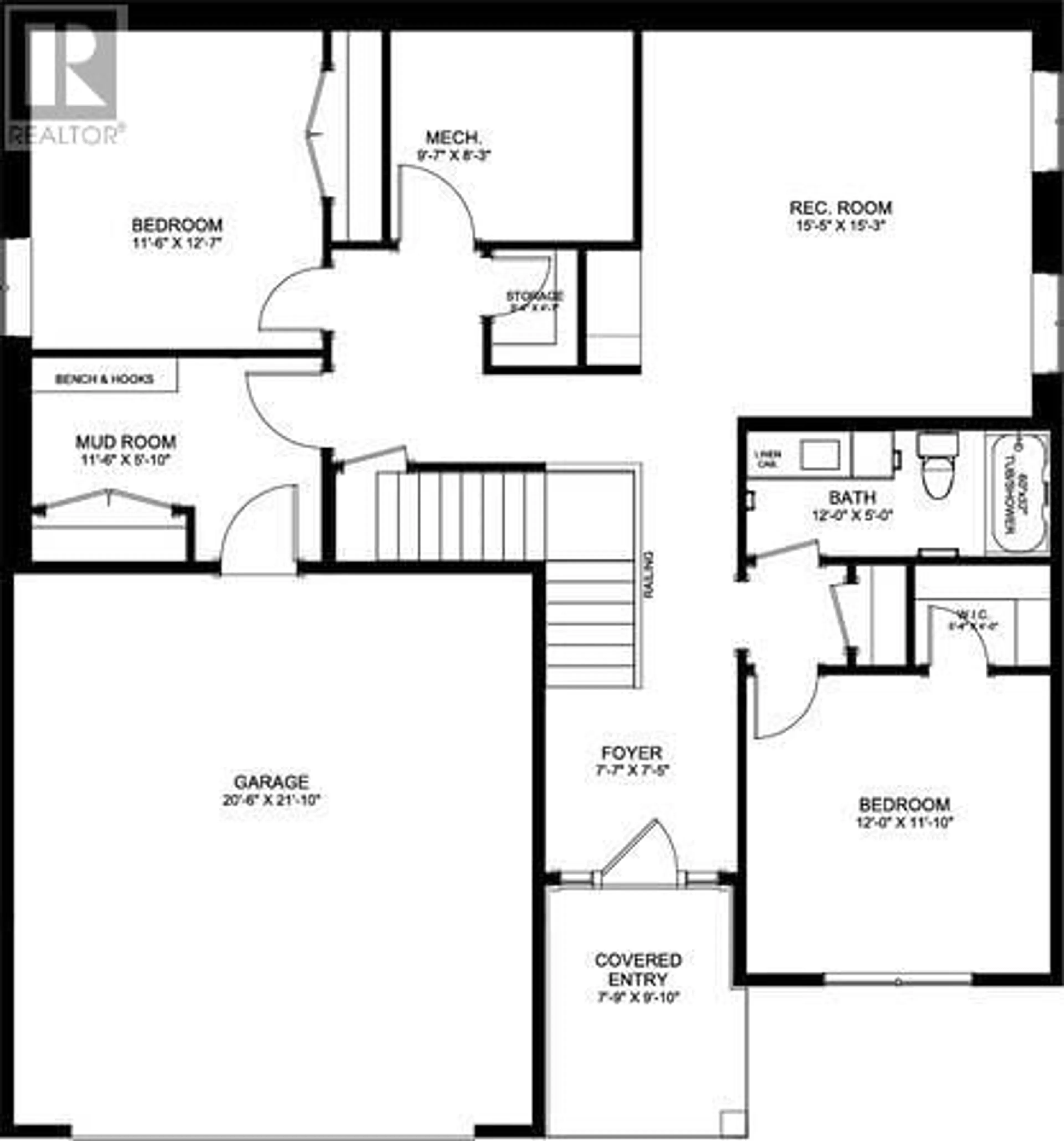 Floor plan for 1095 Collinson Court Lot# 579, Kelowna British Columbia V1W0C3