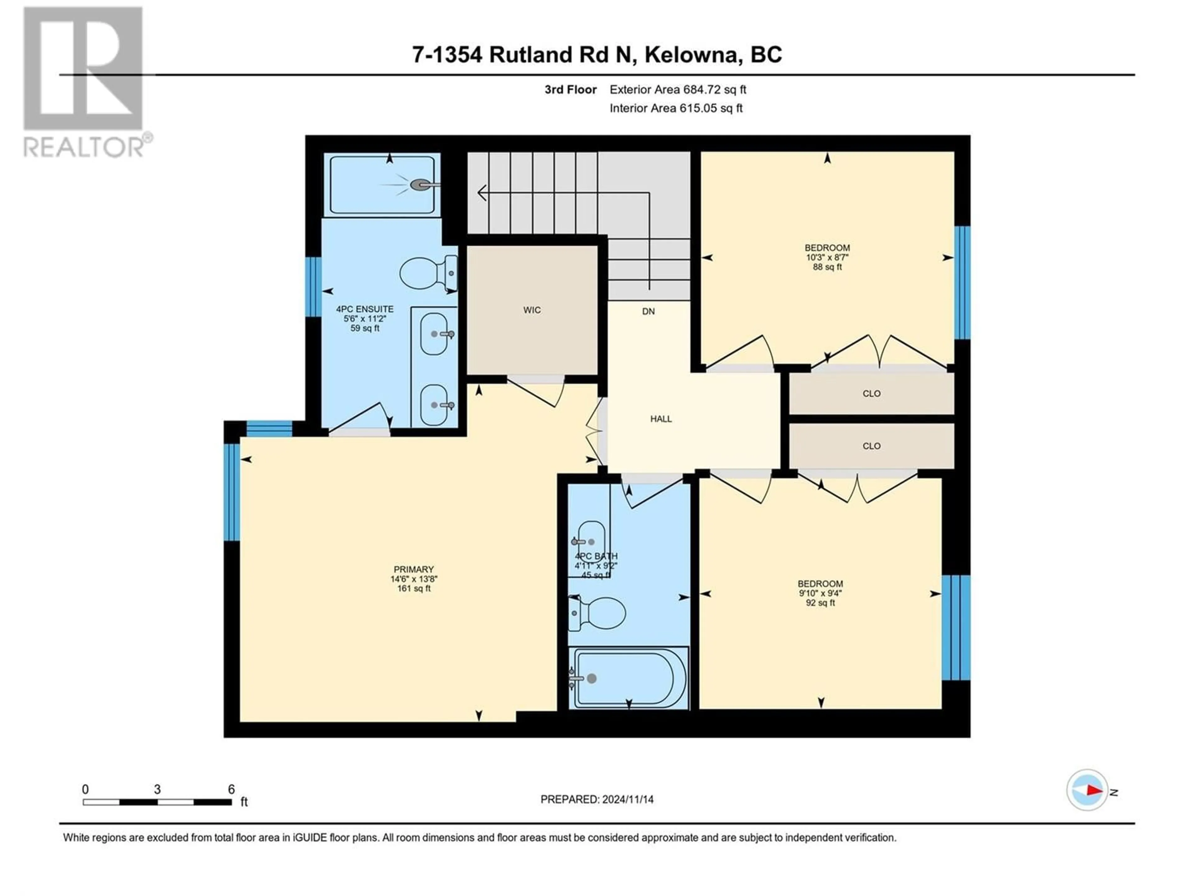 Floor plan for 1354 Rutland Road N Unit# 7, Kelowna British Columbia V1X0C2