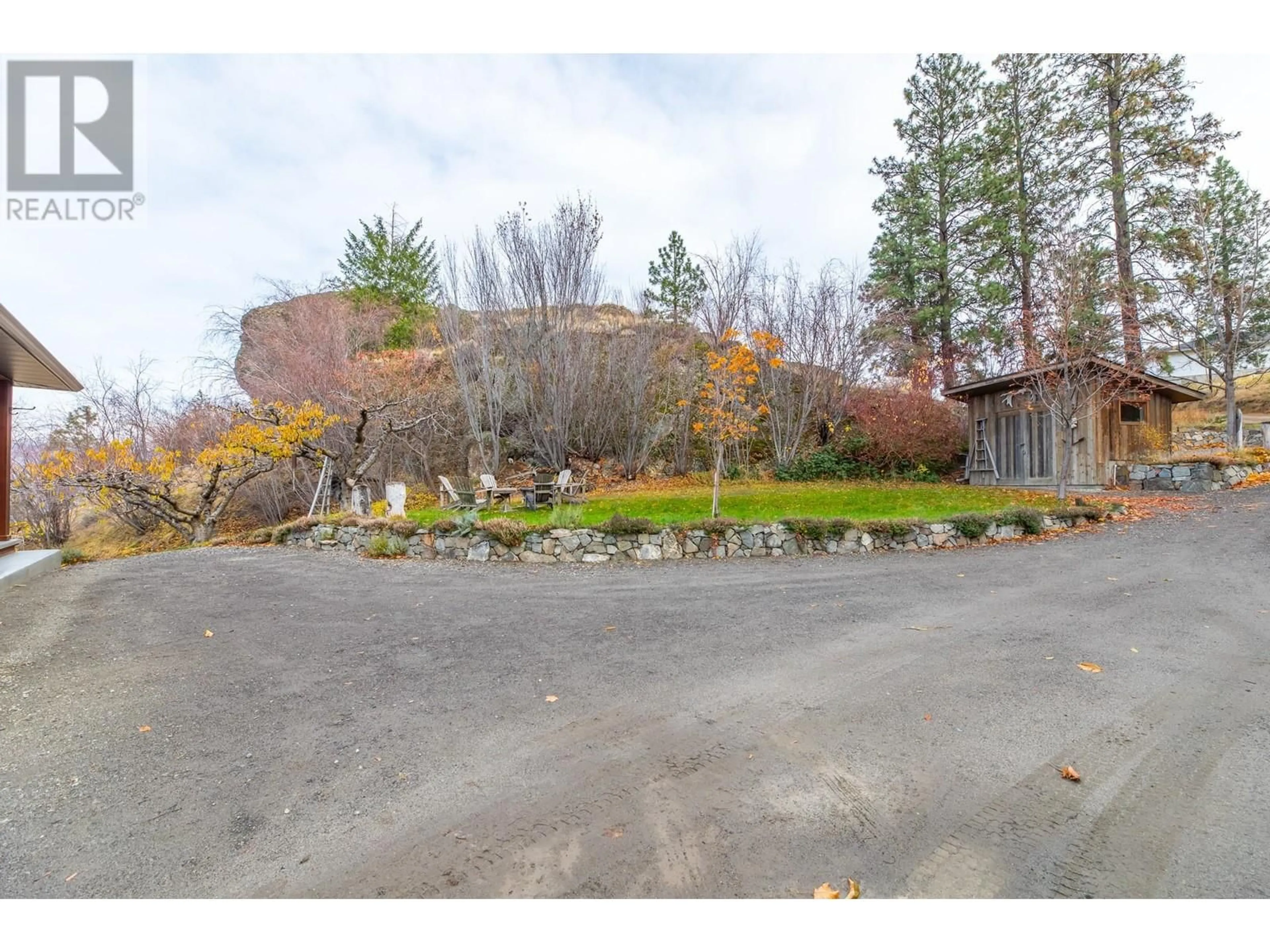 A pic from exterior of the house or condo, the street view for 19560 Matsu Drive, Summerland British Columbia V0H1Z6