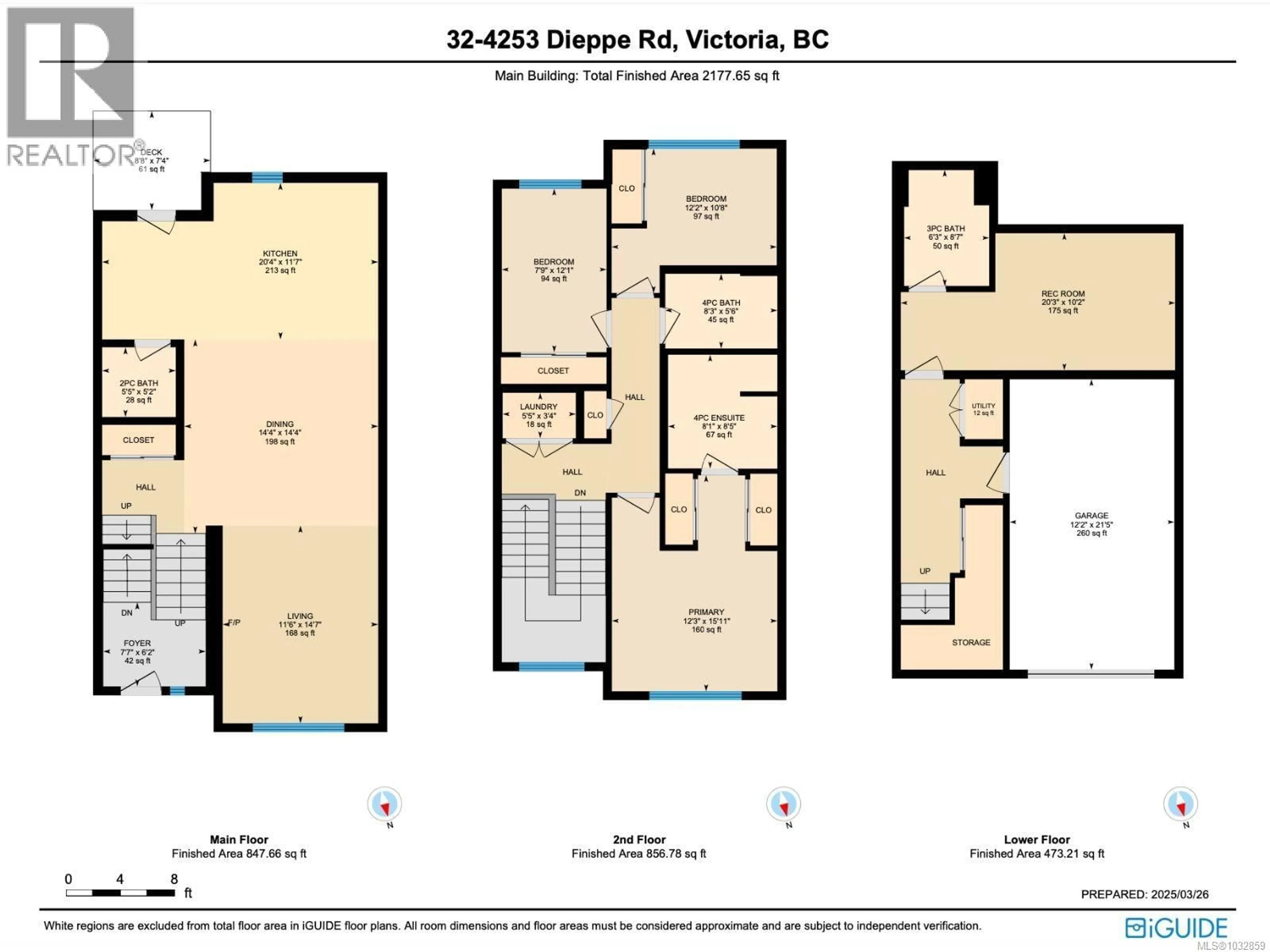 Floor plan for 32 - 4253 DIEPPE ROAD, Saanich British Columbia V8X2N2