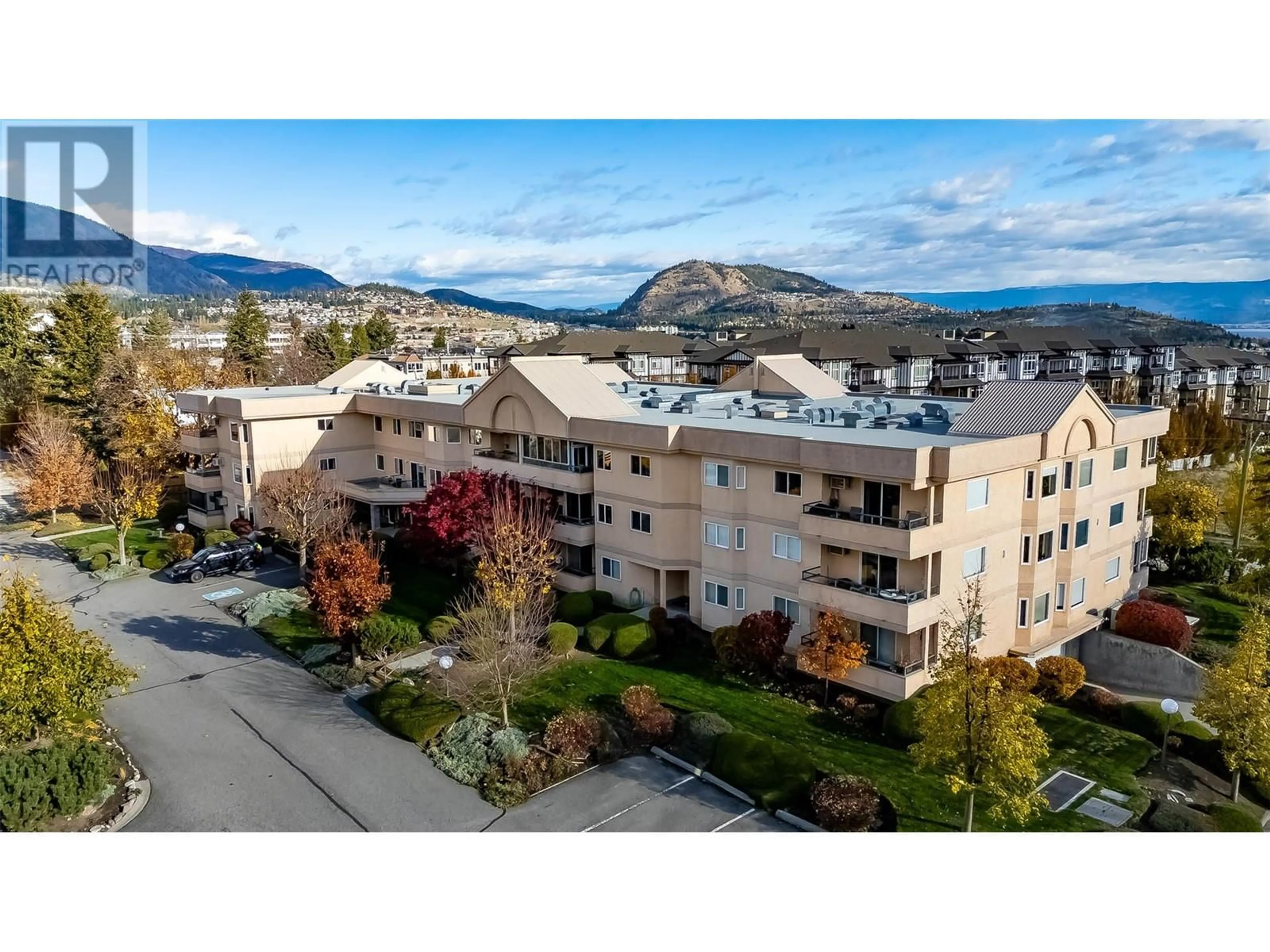 A pic from exterior of the house or condo, the view of mountain for 3850 Brown Road Unit# 210, West Kelowna British Columbia V4T2J5