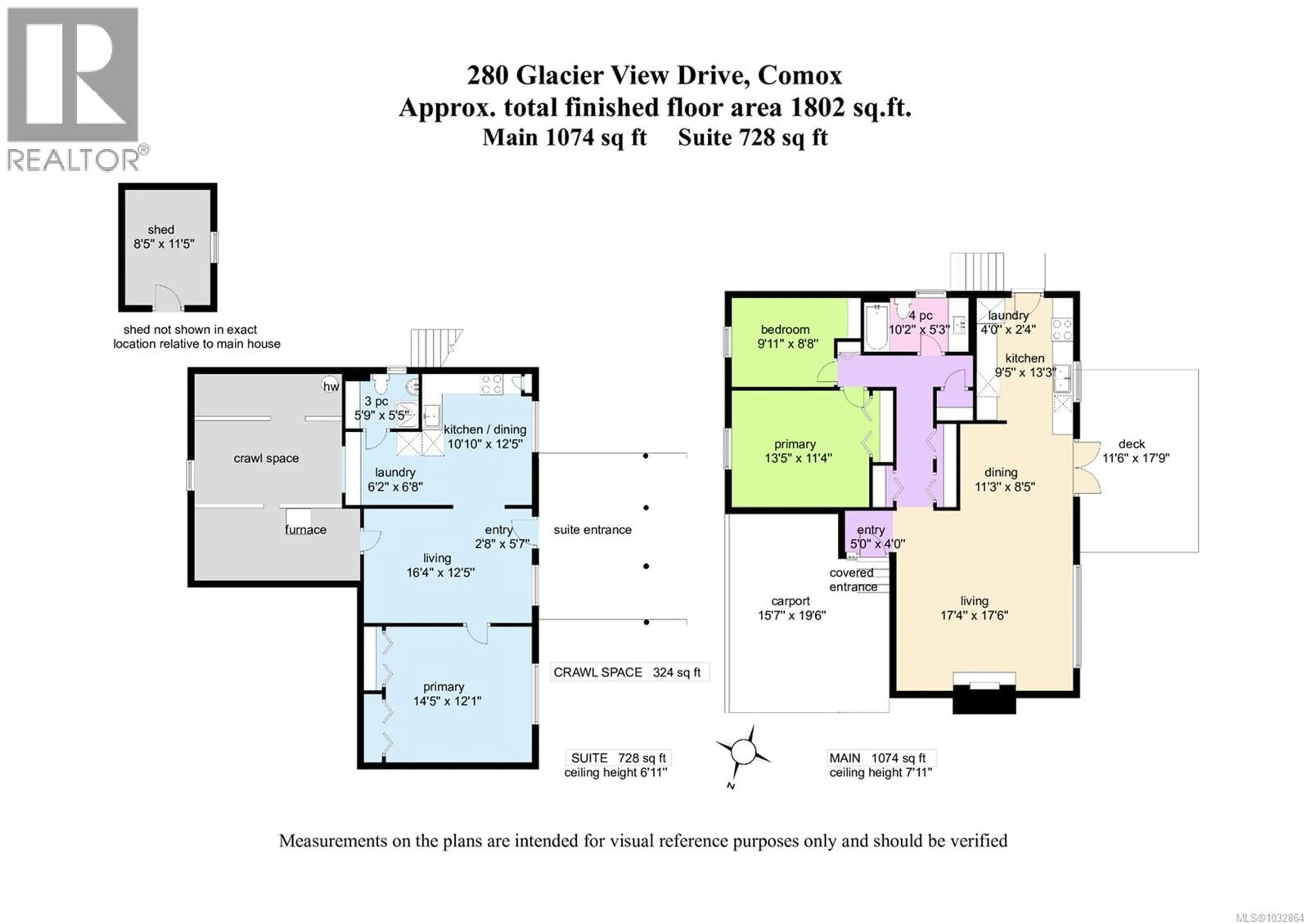 Floor plan for 280 GLACIER VIEW DRIVE, Comox British Columbia V9M1G5