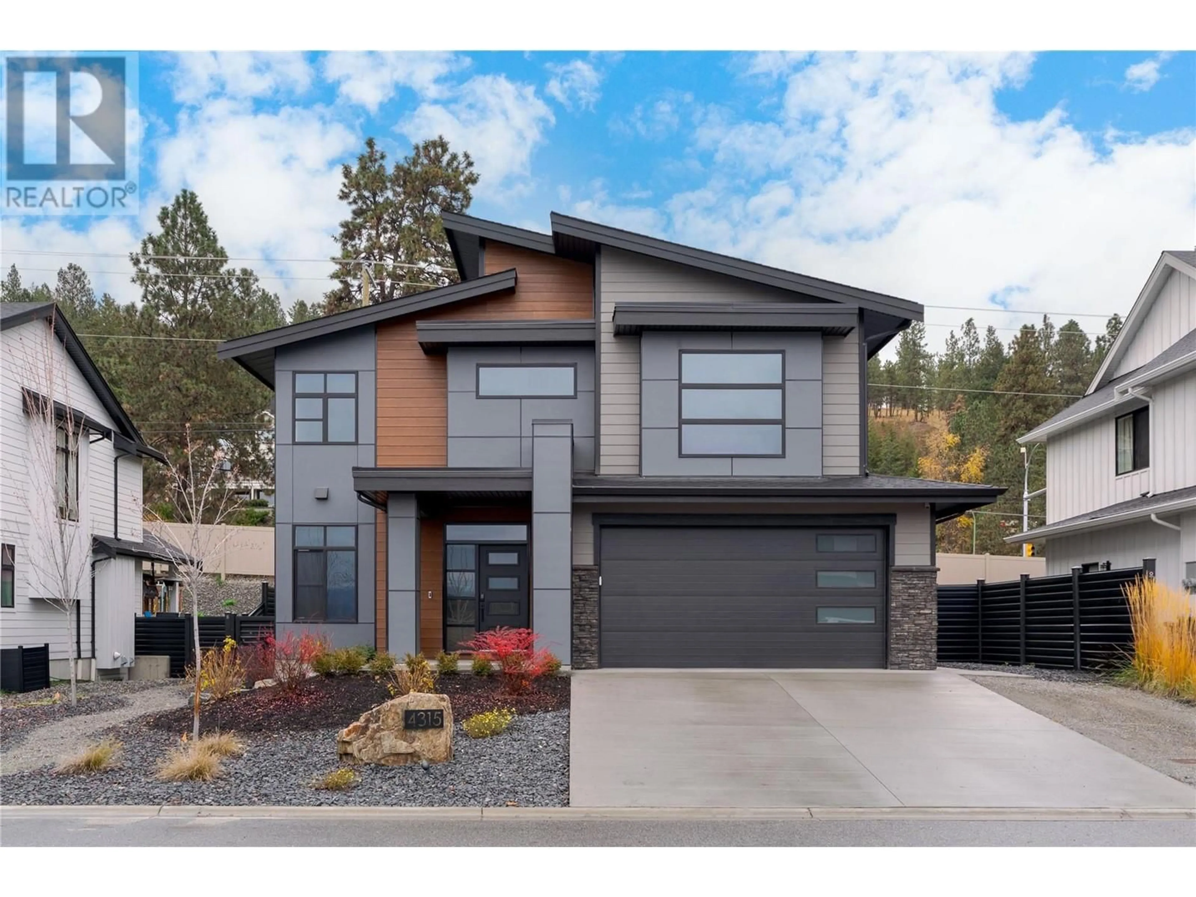 Frontside or backside of a home, mountain for 4315 Ladd Court, Kelowna British Columbia V1W0B6