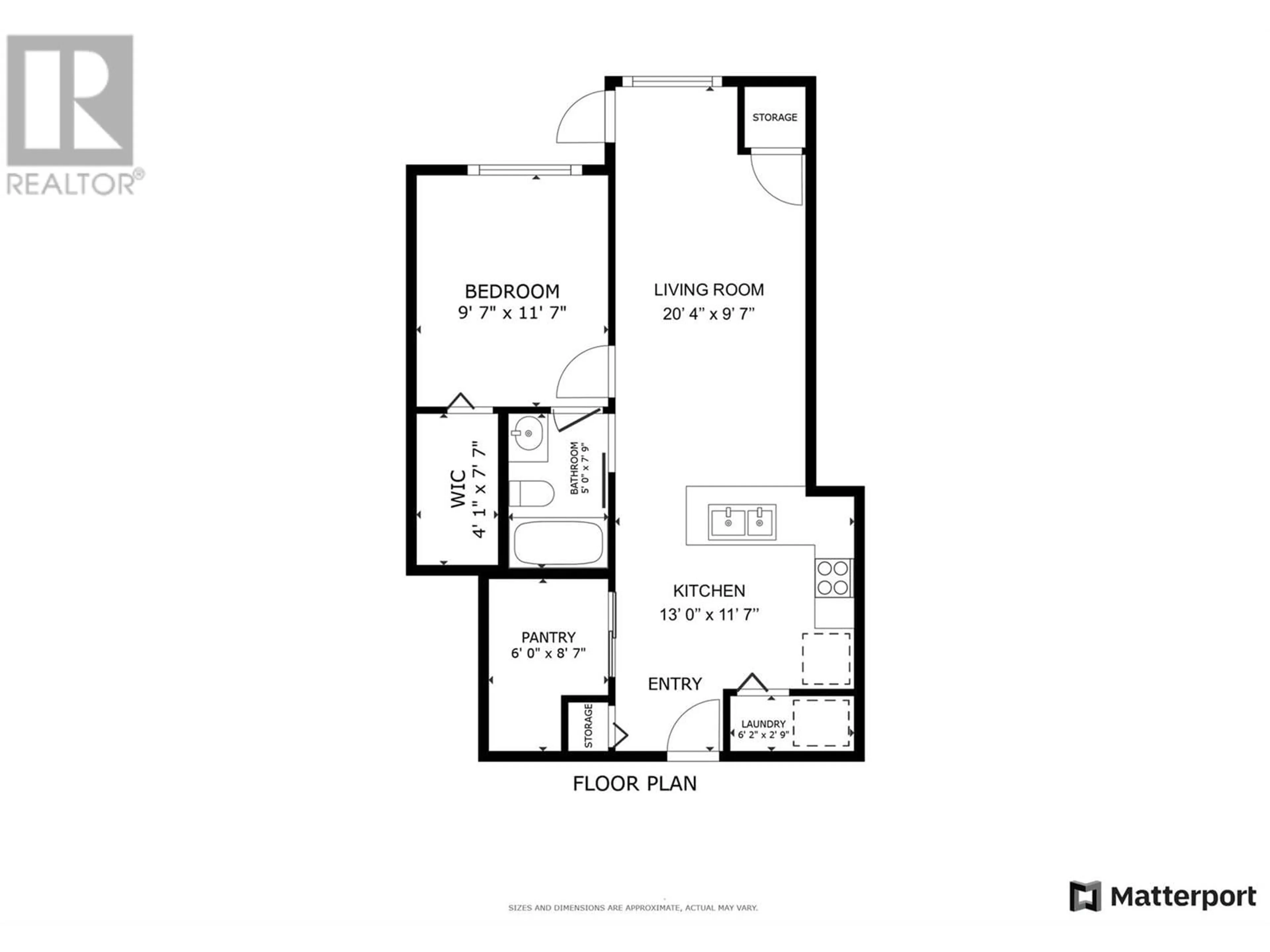 Floor plan for 191 Hollywood Road S Unit# 517, Kelowna British Columbia V1V2X9