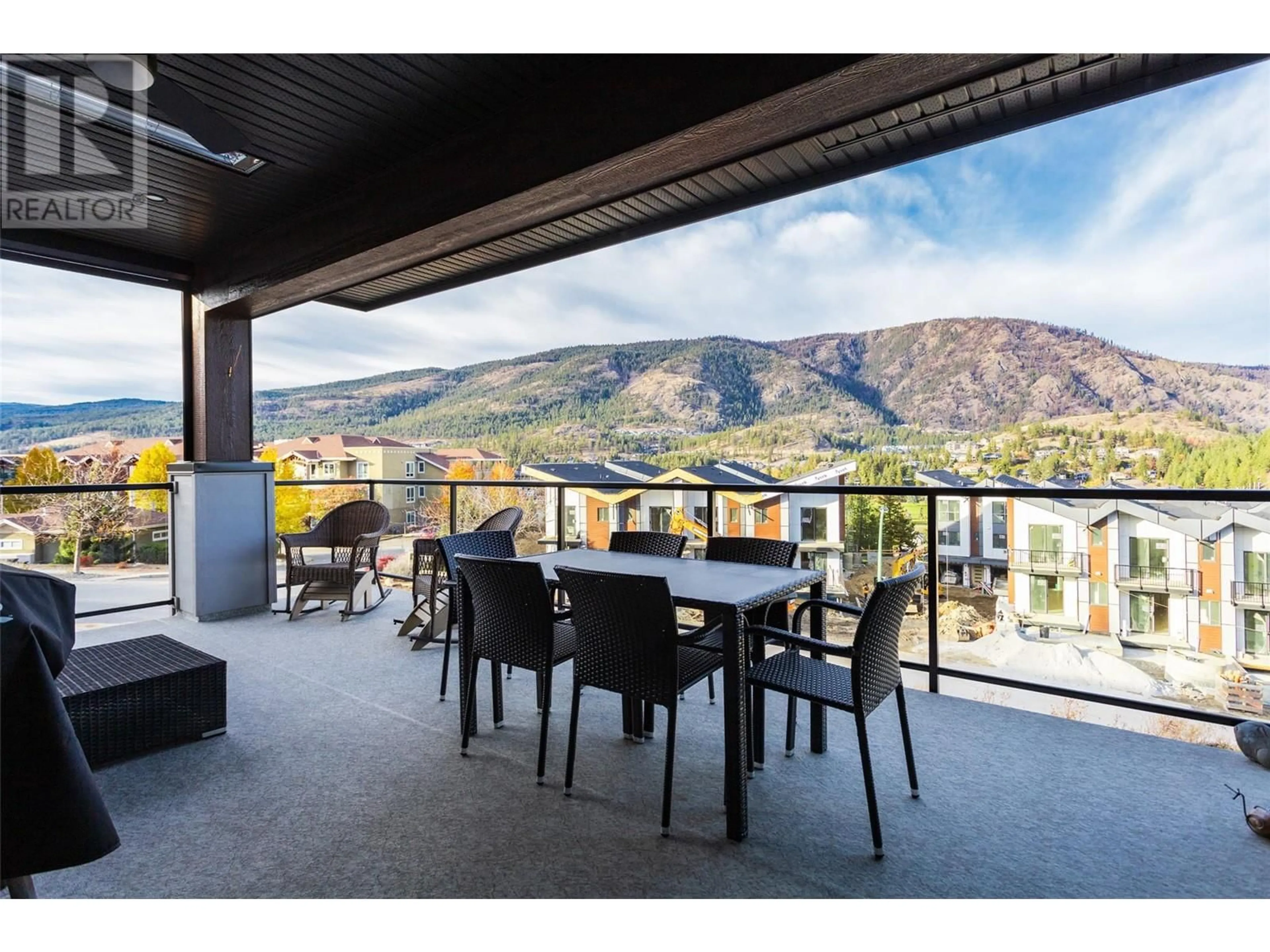 Patio, the view of mountain for 2161 Upper Sundance Drive Unit# 9, West Kelowna British Columbia V4T3M9