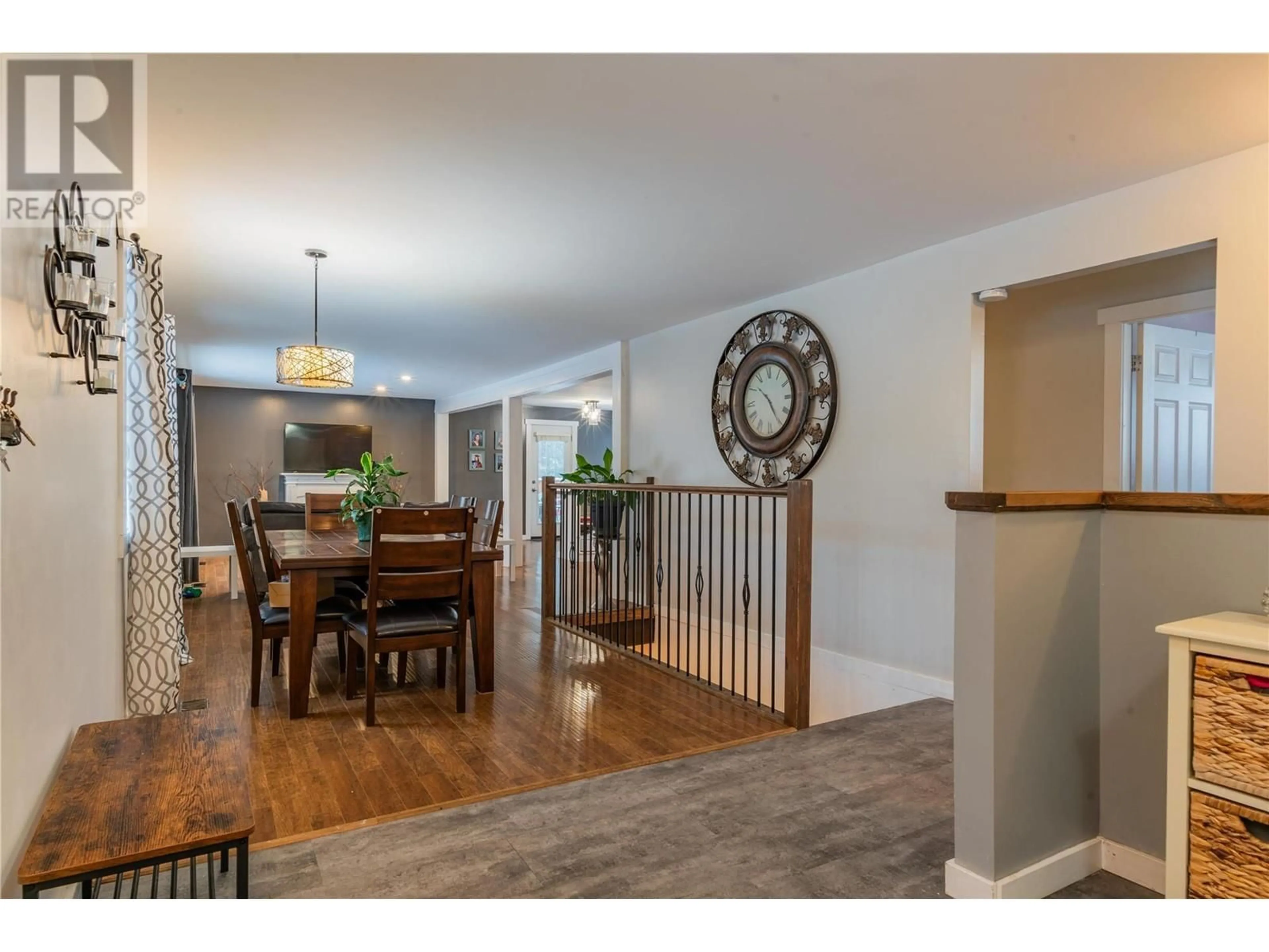 Open concept kitchen, wood/laminate floor for 3860 GAGE ROAD, Krestova British Columbia V0G1H2