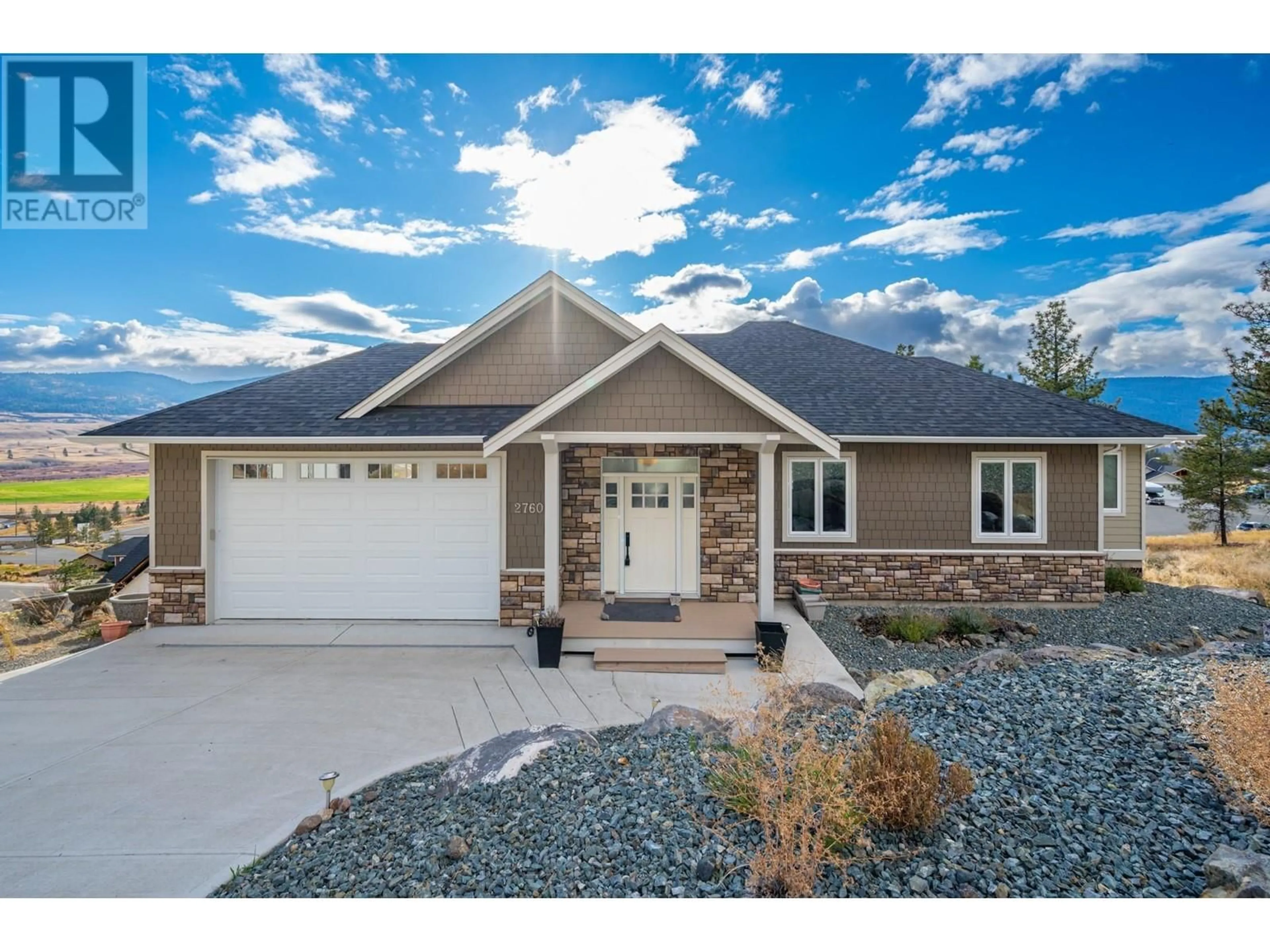 Frontside or backside of a home, cottage for 2760 PEREGRINE Way, Merritt British Columbia V1K0B4