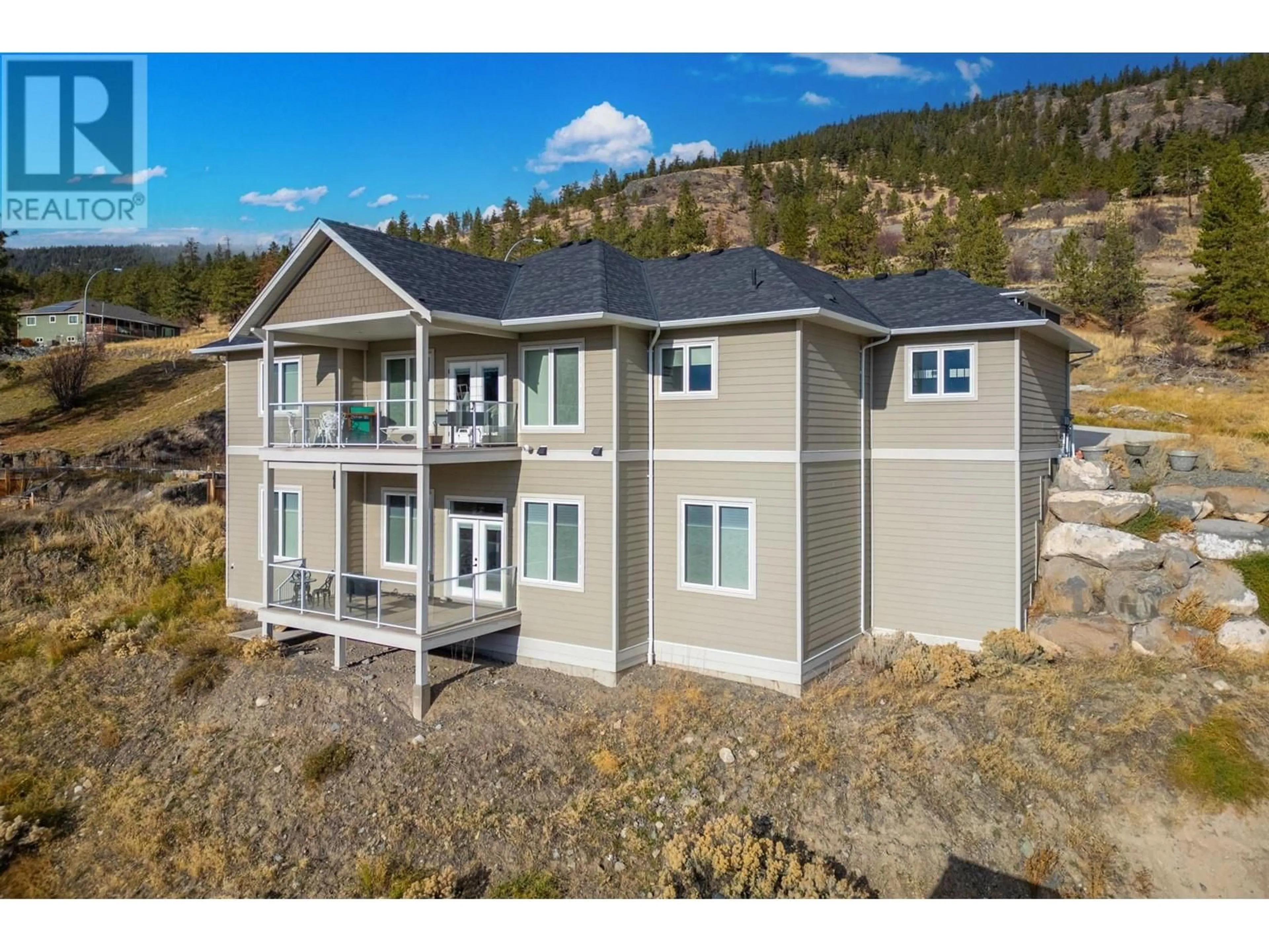 A pic from exterior of the house or condo, the front or back of building for 2760 PEREGRINE Way, Merritt British Columbia V1K0B4