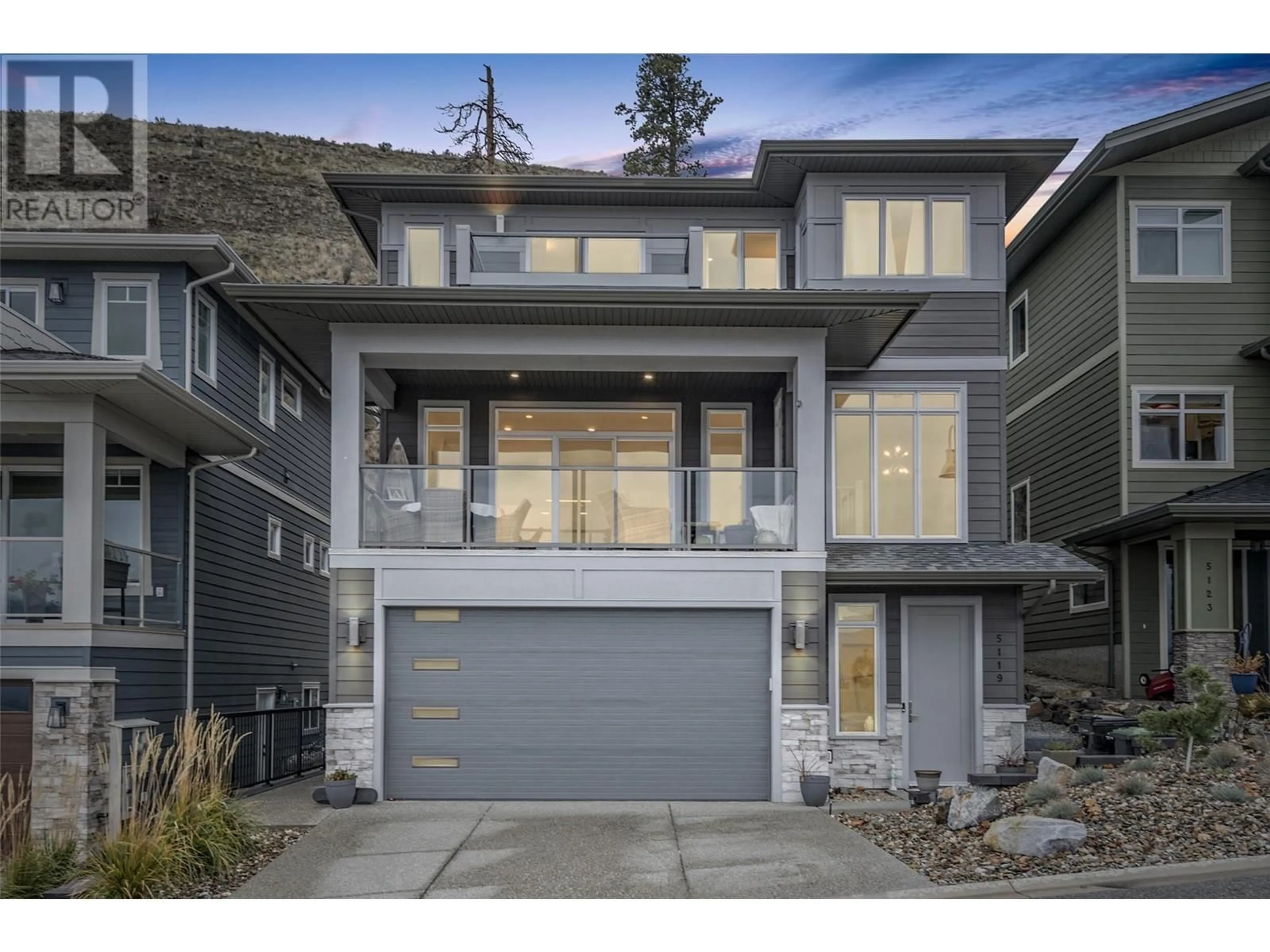 Frontside or backside of a home, the street view for 5119 Turtle Pond Place Lot# 20, Vernon British Columbia V1T9Y2