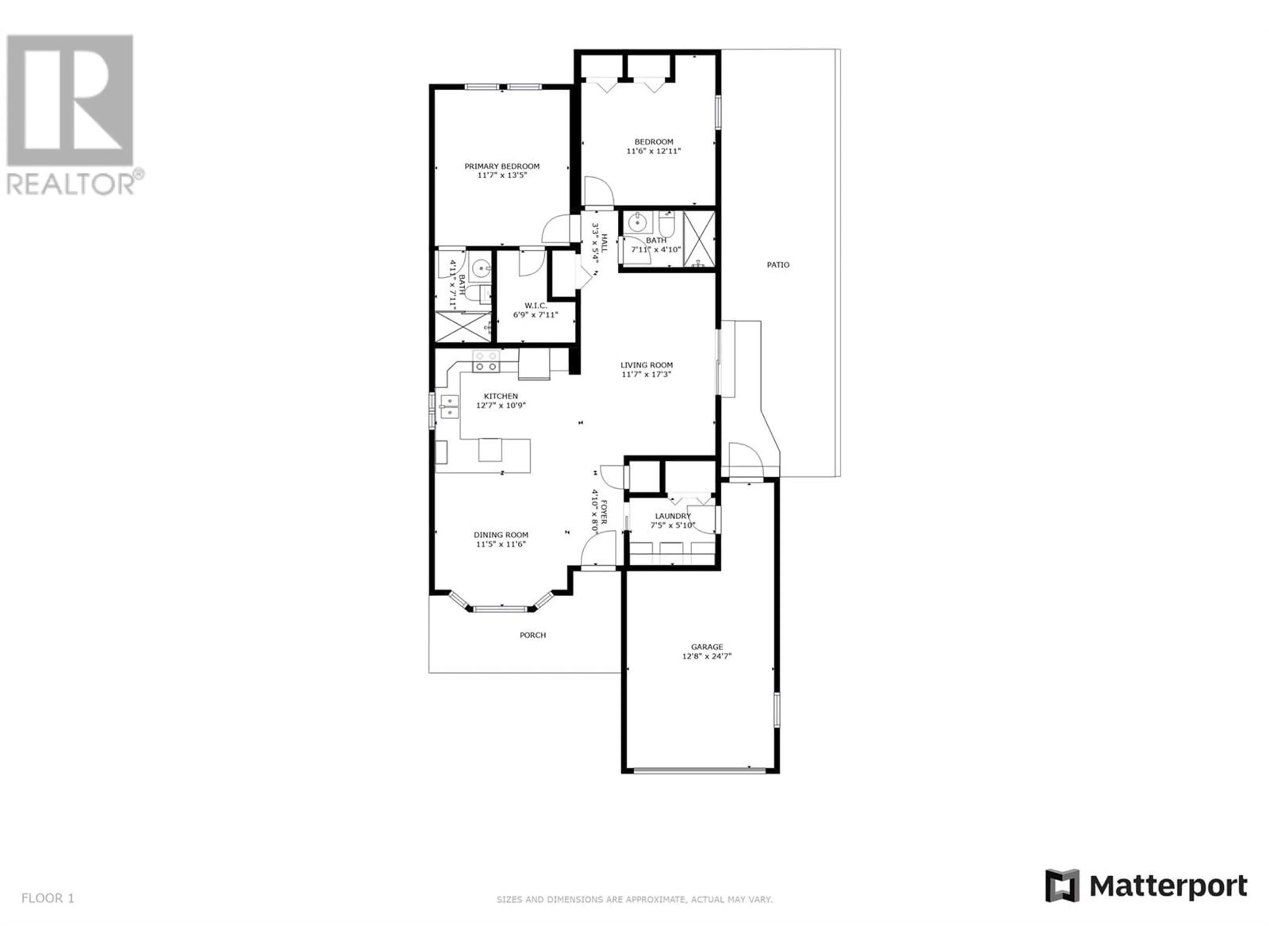 Floor plan for 3420 Acorn Drive, Westbank British Columbia V4T3A5