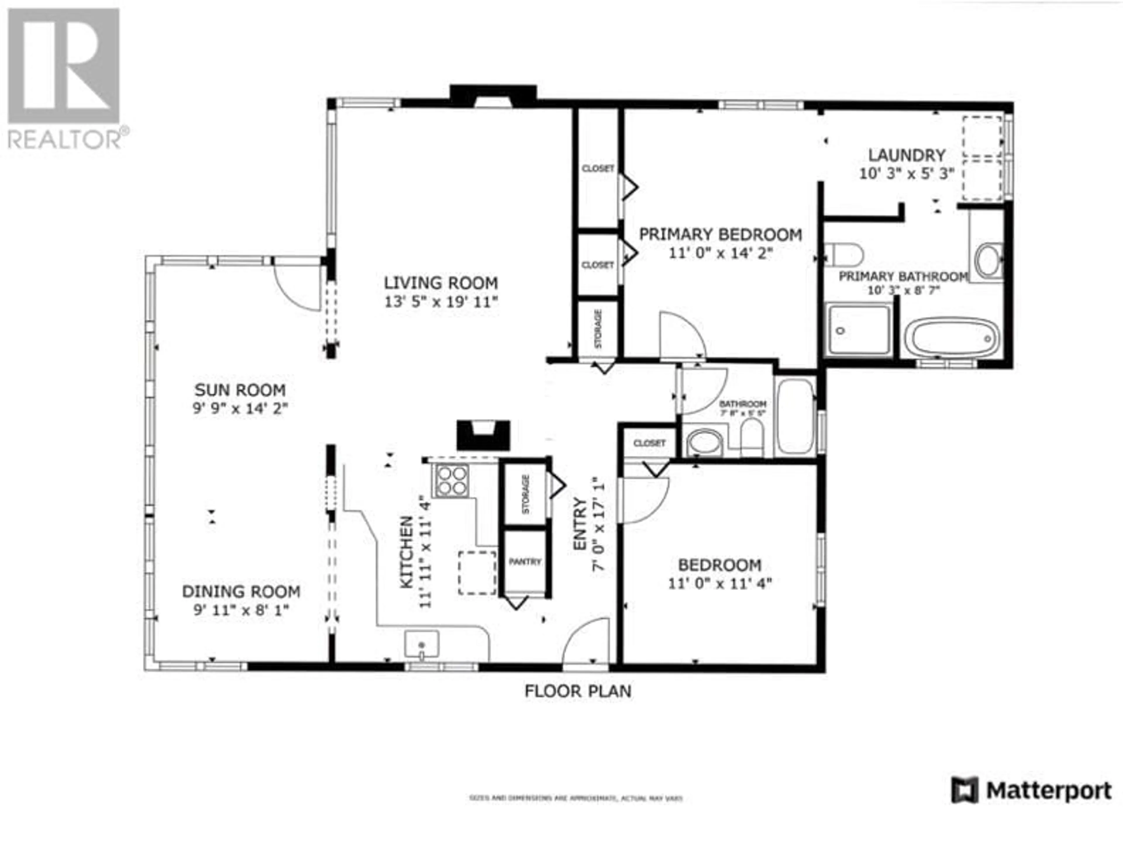 Floor plan for 8712 BEACH Street, Balfour British Columbia V0G1C0