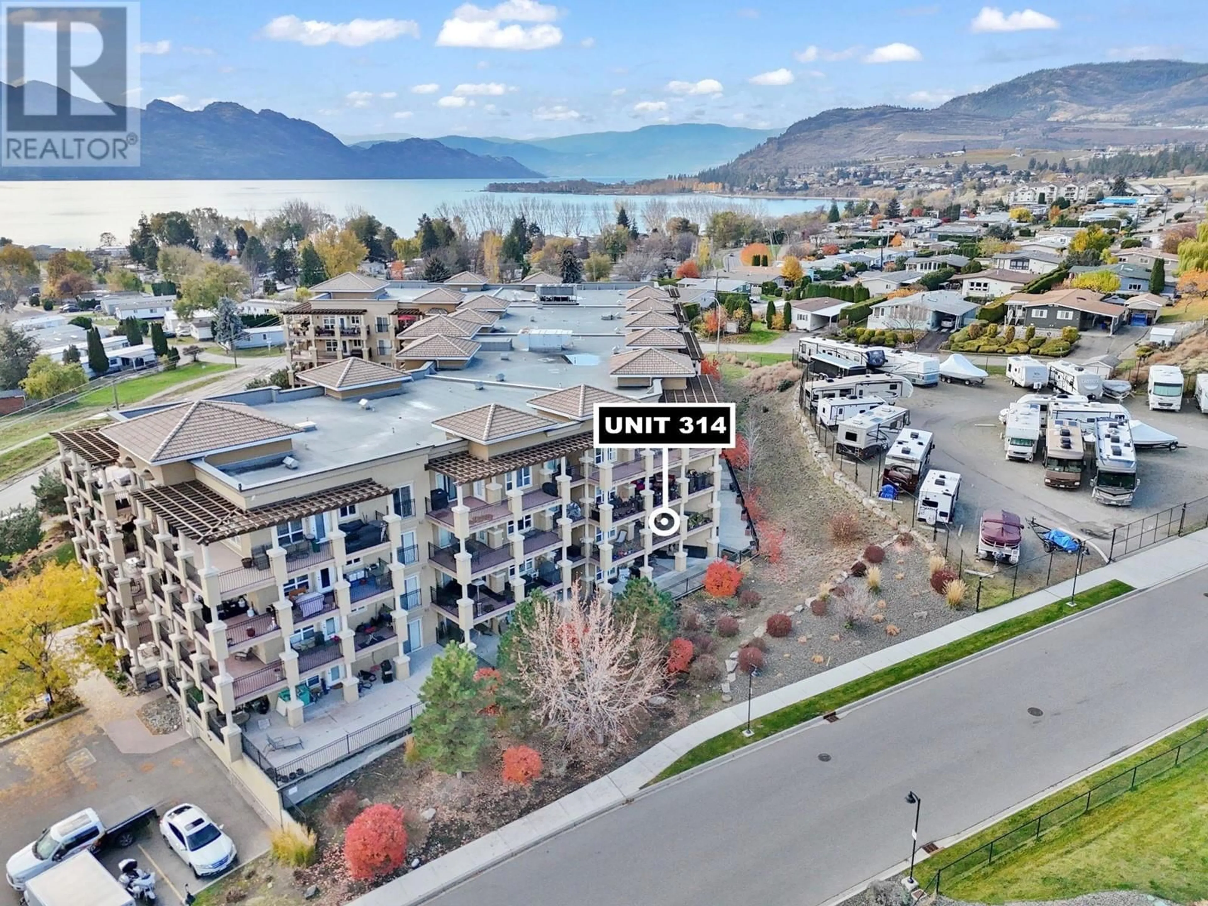 A pic from exterior of the house or condo, lake for 2070 Boucherie Road Unit# 314, West Kelowna British Columbia V4T3K9