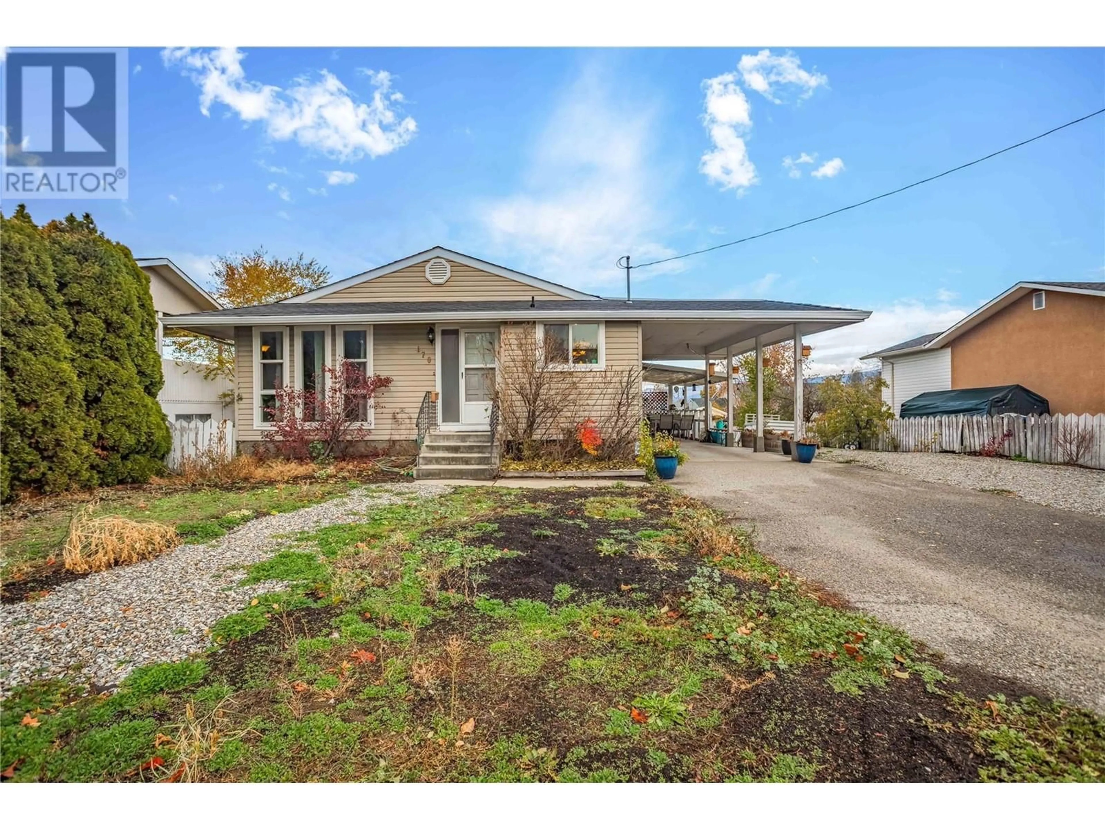 Frontside or backside of a home, cottage for 170 Mars Road, Kelowna British Columbia V1Y8E7