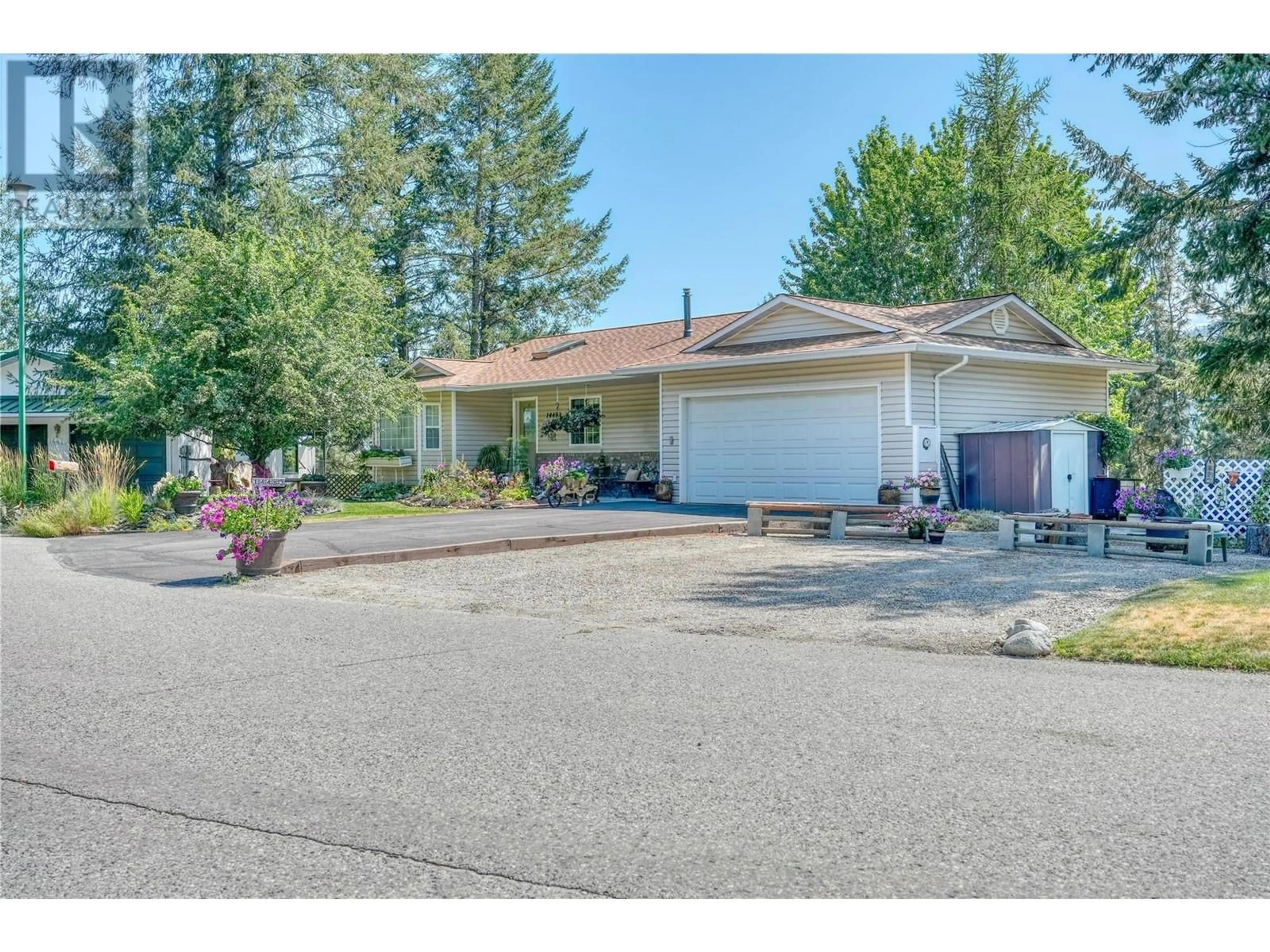 Frontside or backside of a home, the street view for 14483 Sutherland Place, Summerland British Columbia V0H1Z8