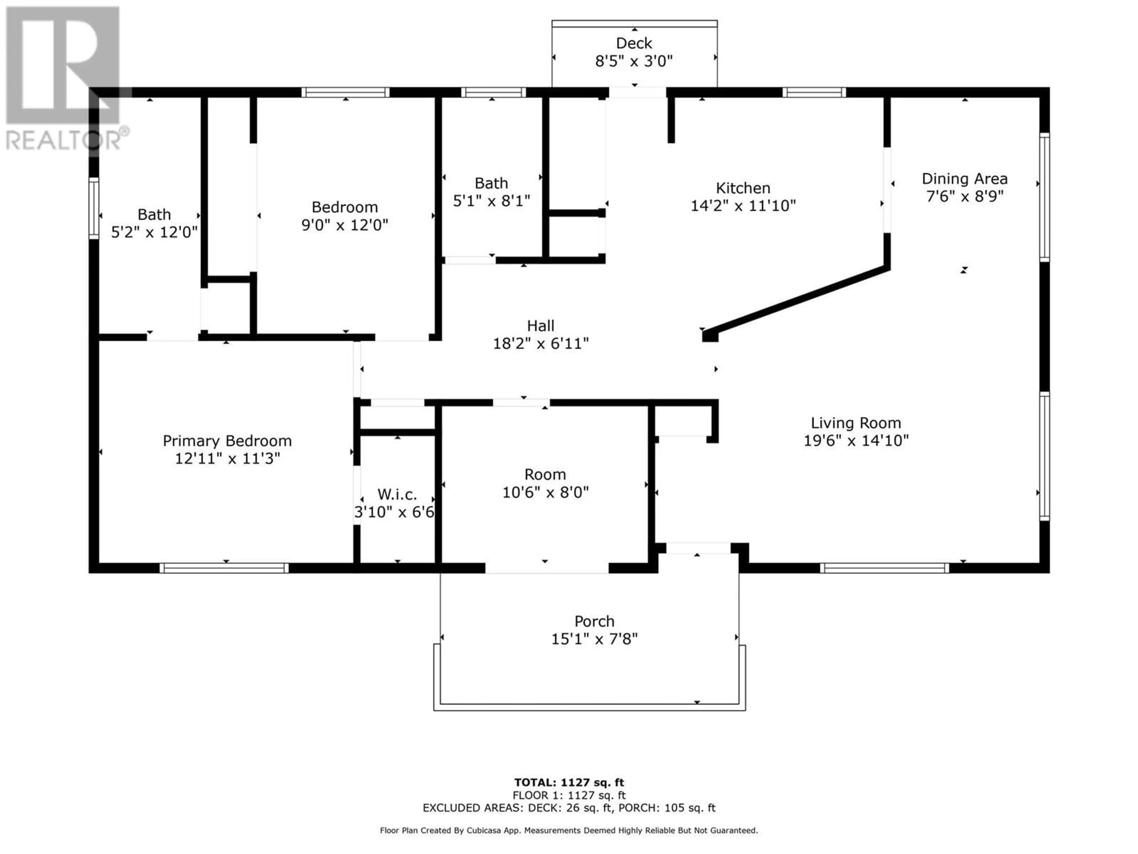 Floor plan for 999 Burnaby Avenue Unit# 49, Penticton British Columbia V2A1G7