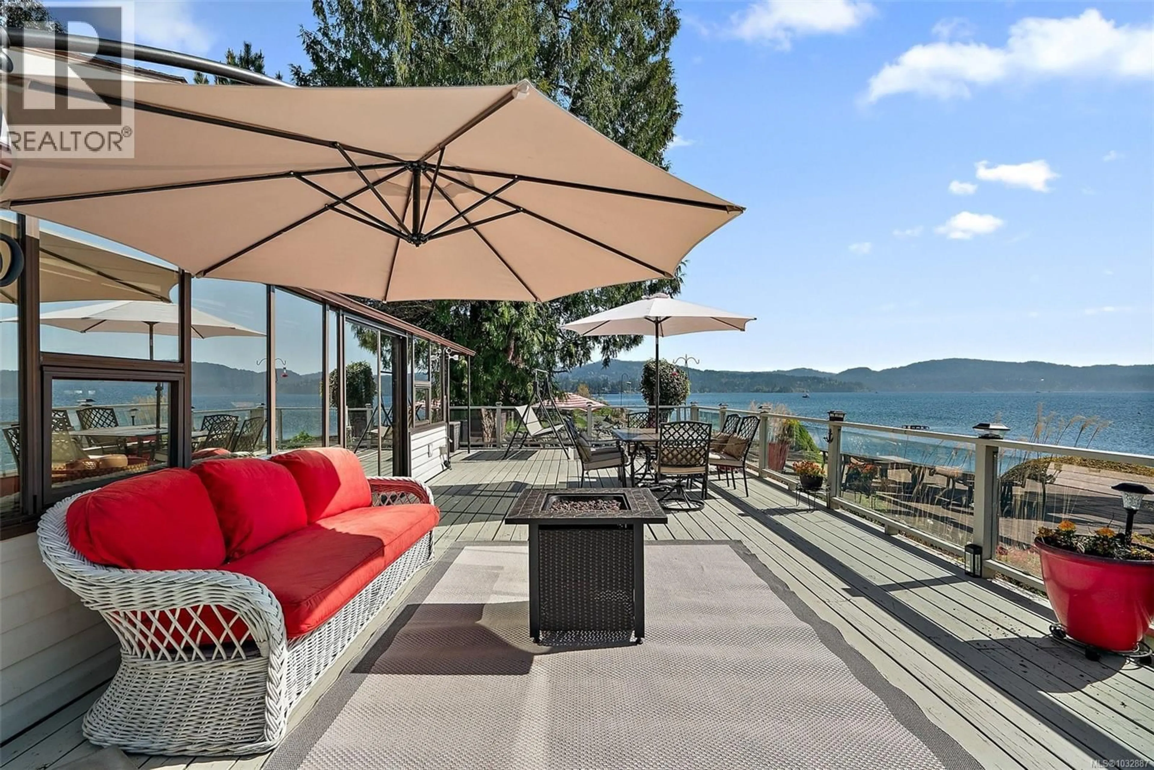 Patio, water/lake/river/ocean view for 1937 KALTASIN ROAD, Sooke British Columbia V9Z0B2