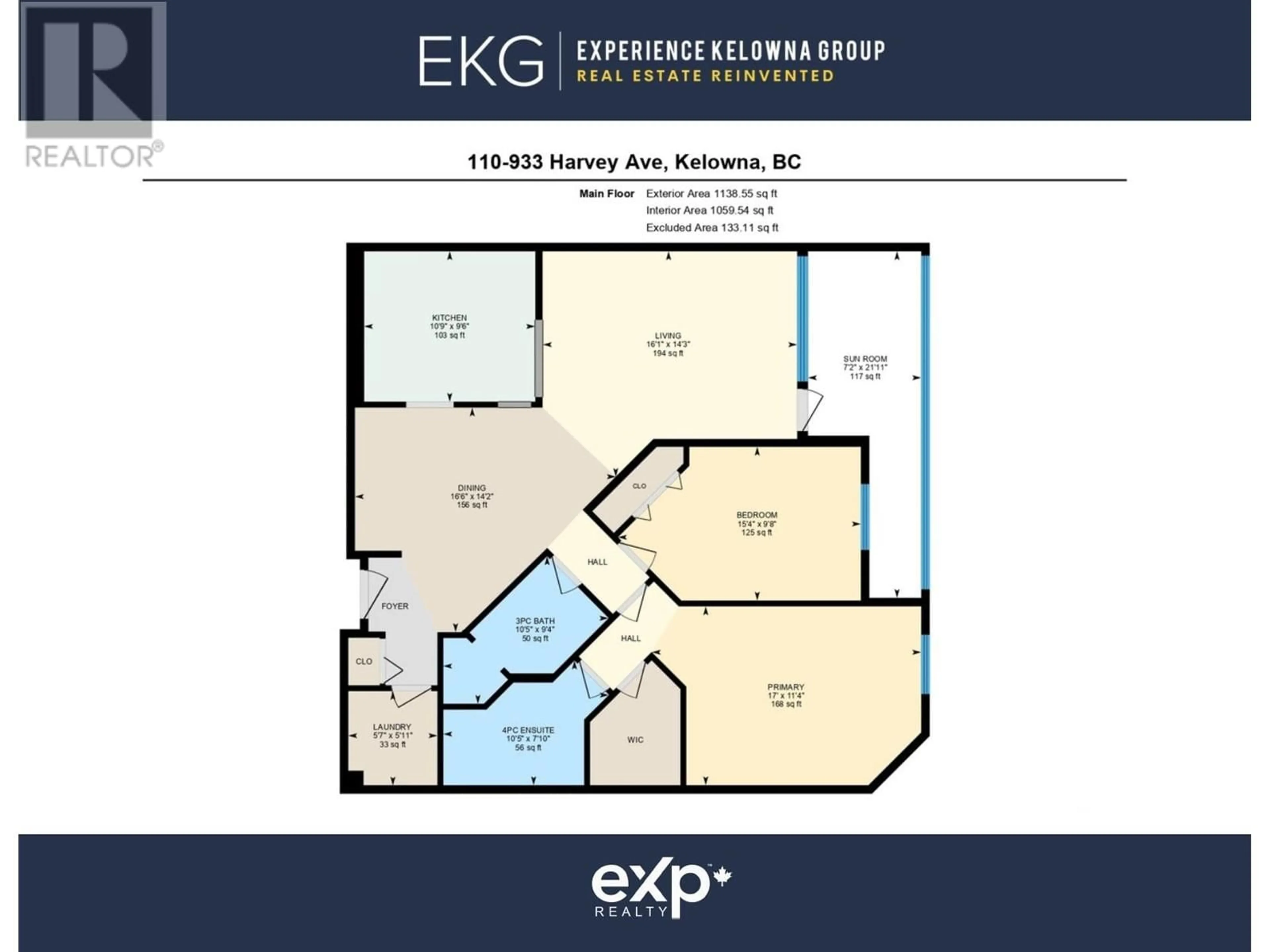 Floor plan for 933 Harvey Avenue Unit# 110, Kelowna British Columbia V1Y9S1