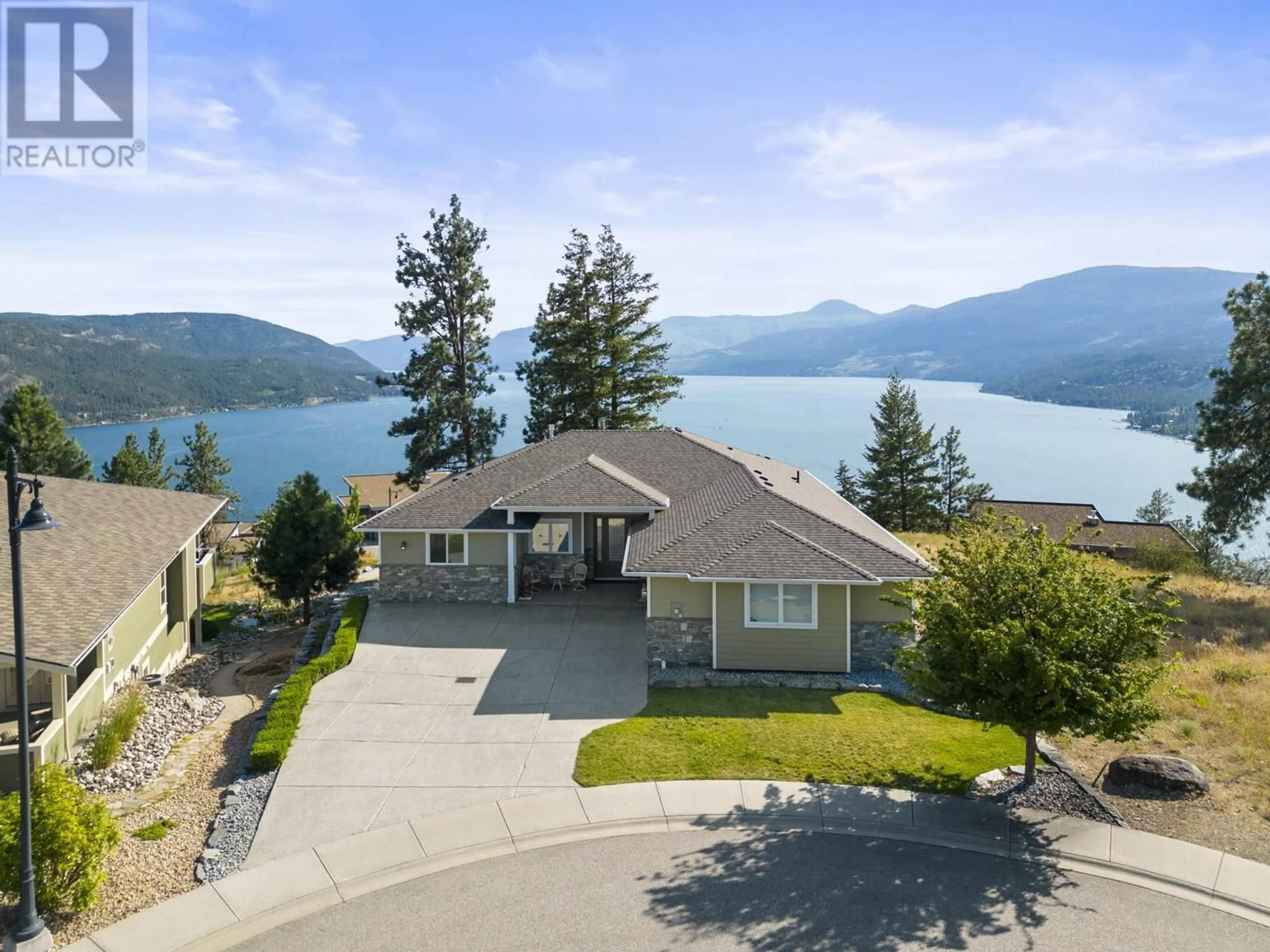 Frontside or backside of a home, lake for 8980 Bayswater Place, Vernon British Columbia V1H2K9