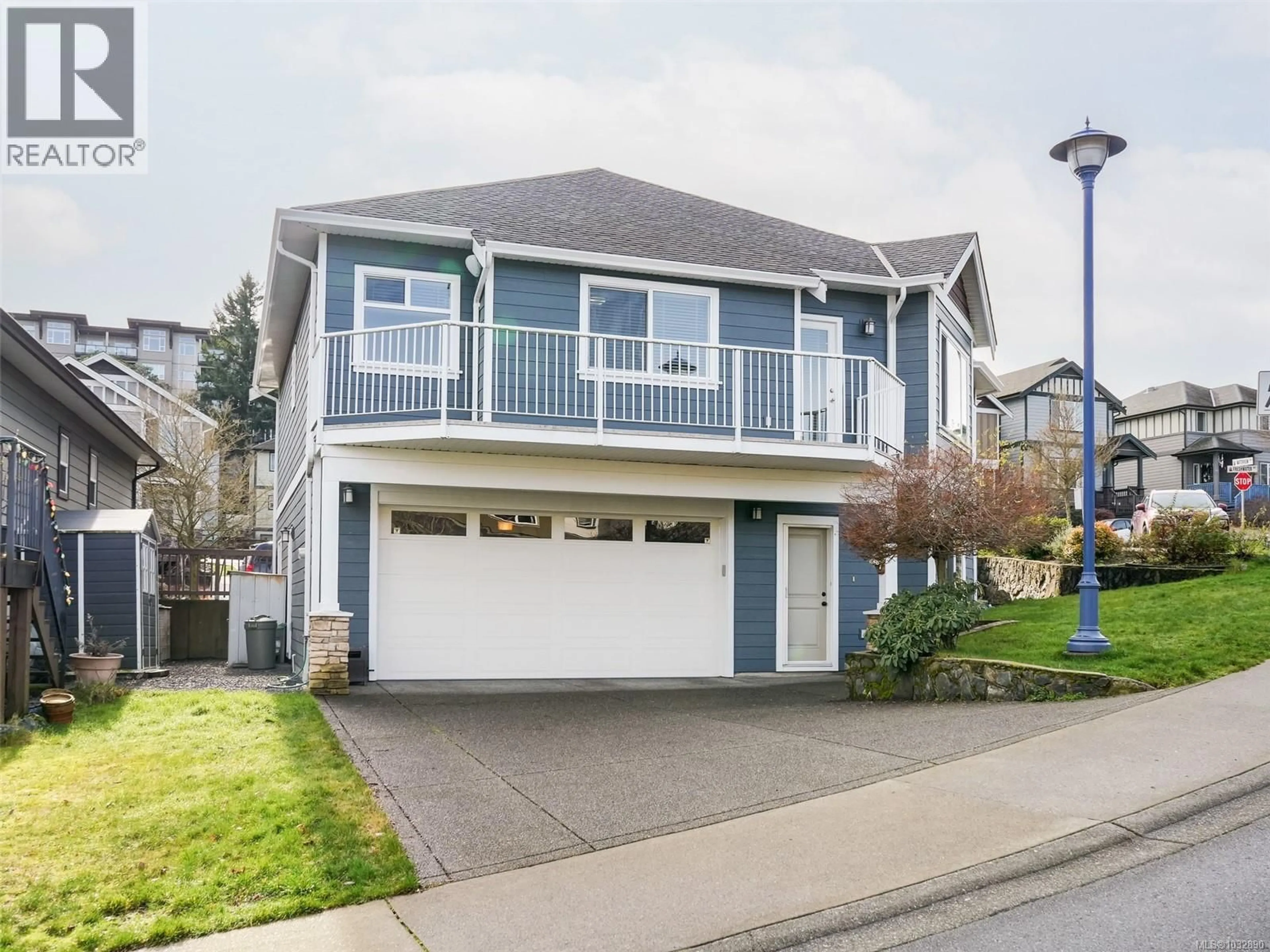 Home with vinyl exterior material, street for 1236 FRESHWATER CRESCENT, Langford British Columbia V9B0L9