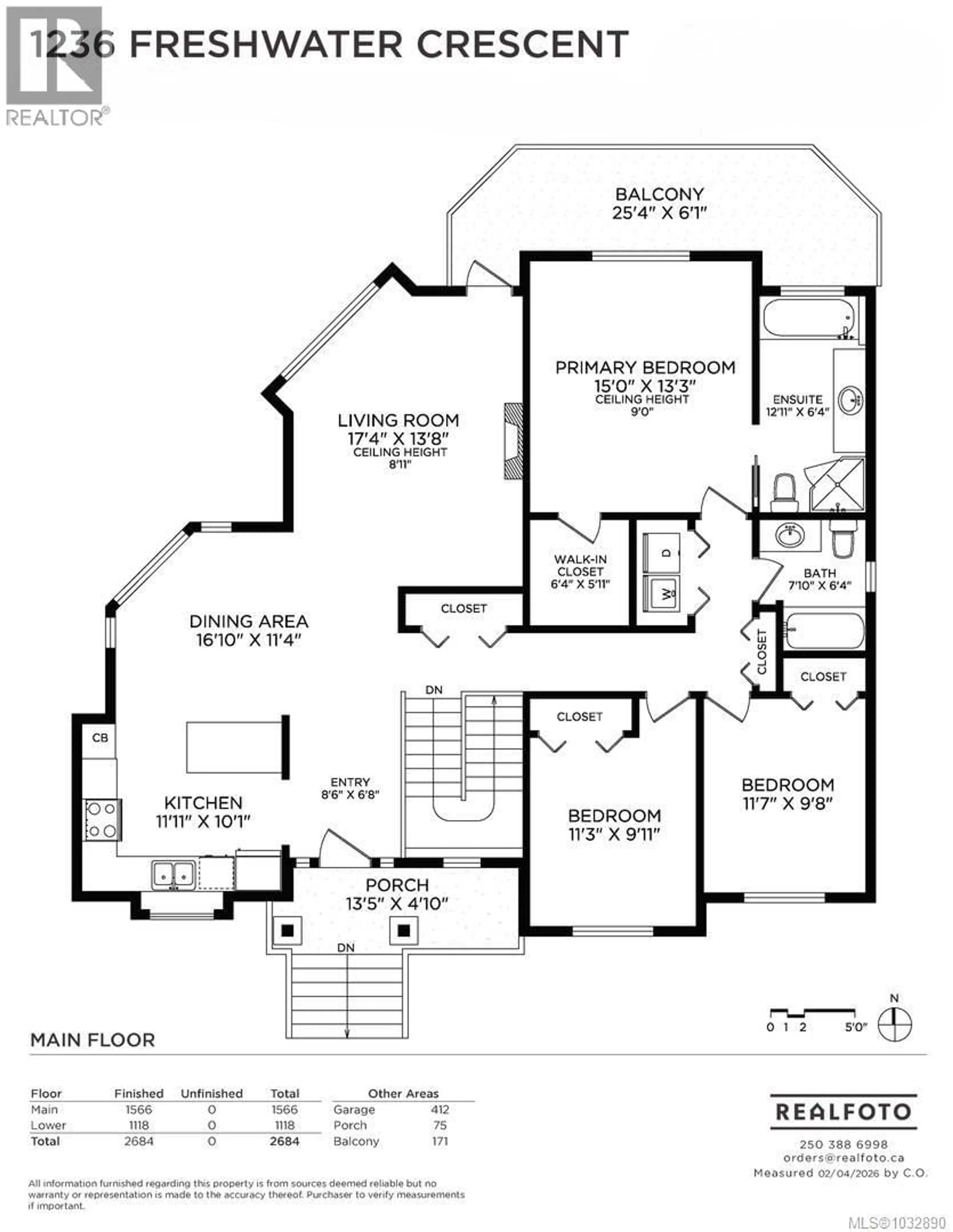 Floor plan for 1236 FRESHWATER CRESCENT, Langford British Columbia V9B0L9