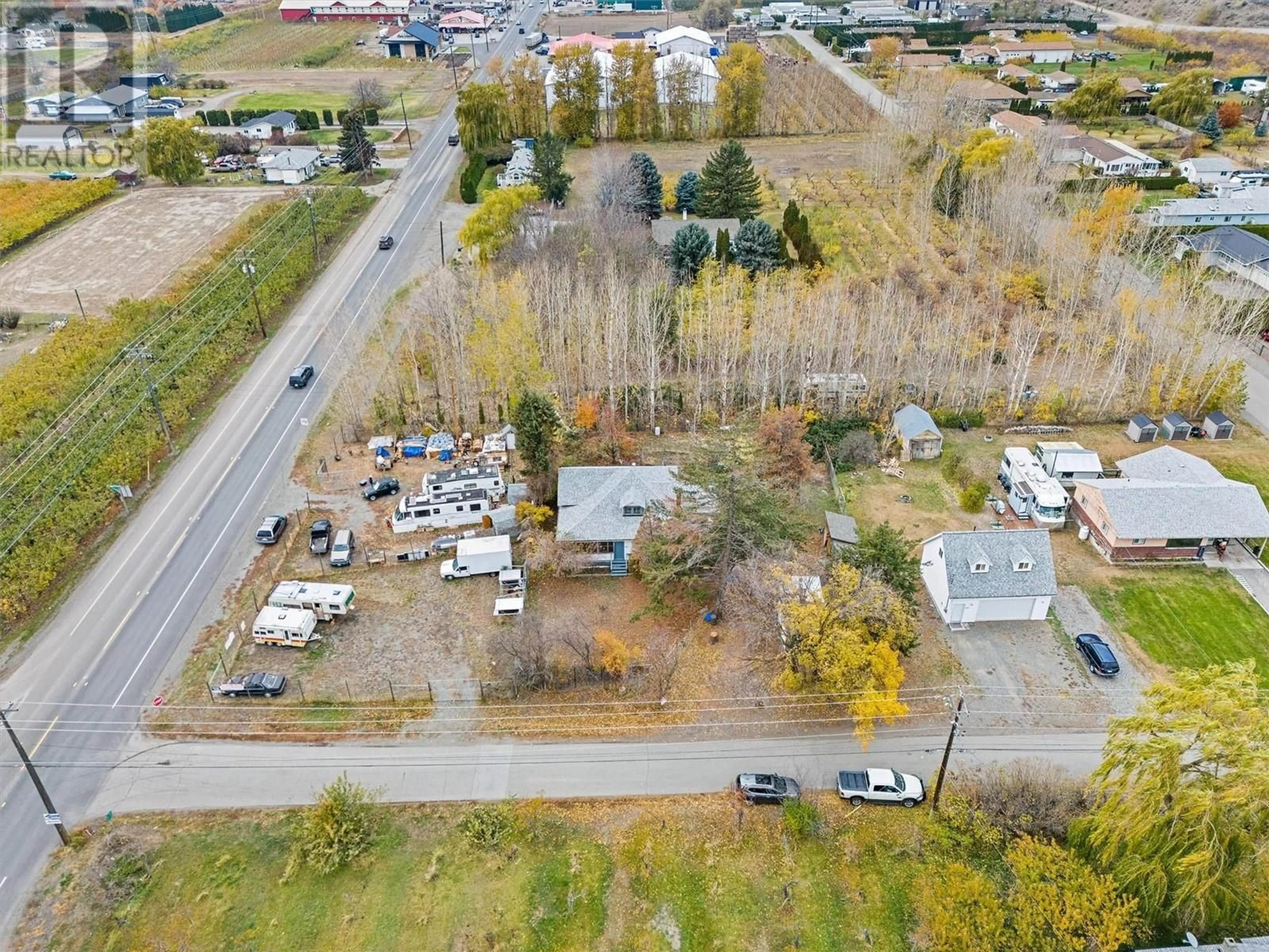 Frontside or backside of a home, the street view for 600 Boundary Road, Keremeos British Columbia V0X1N1