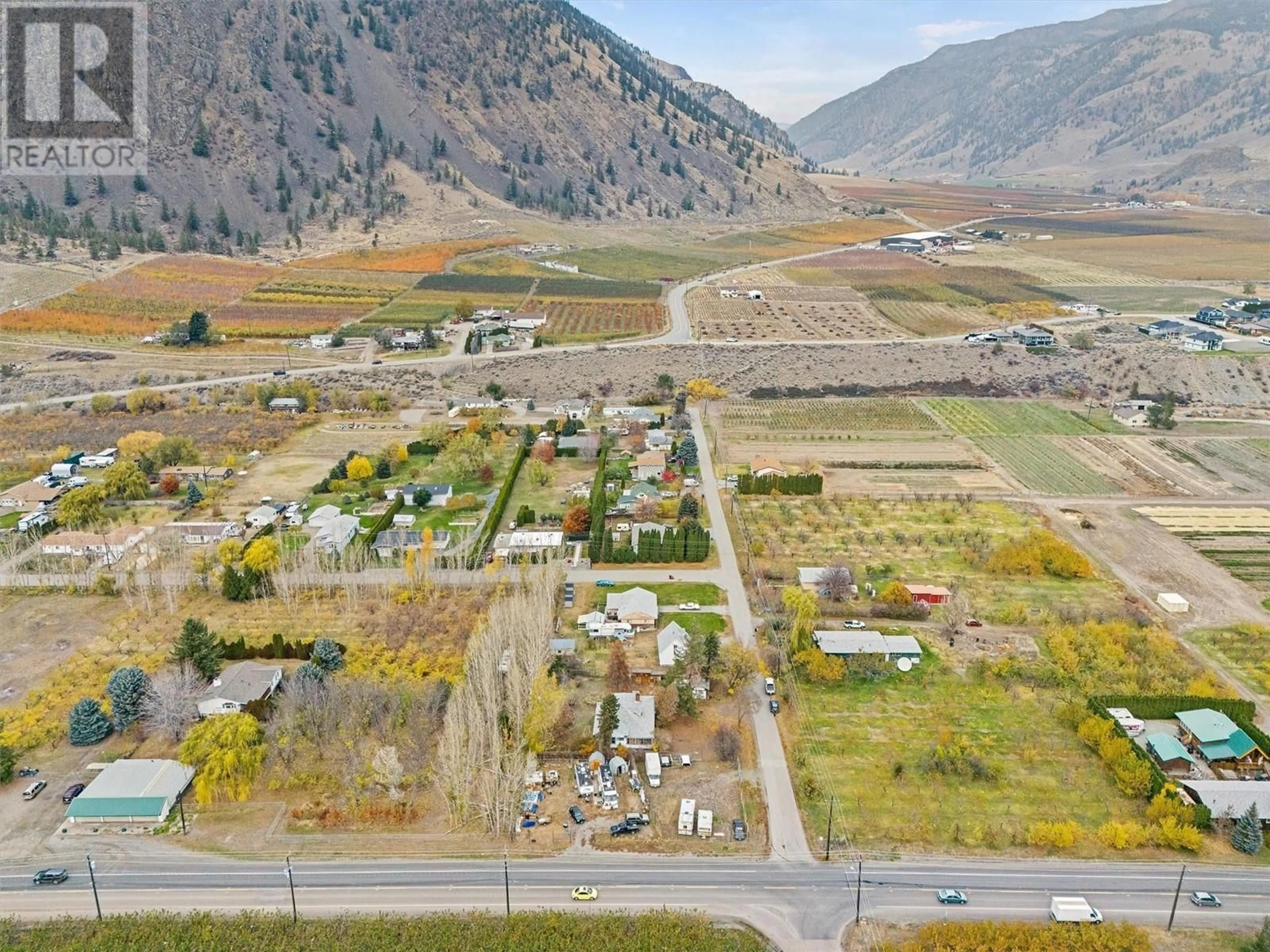 A pic from exterior of the house or condo, the street view for 600 Boundary Road, Keremeos British Columbia V0X1N1