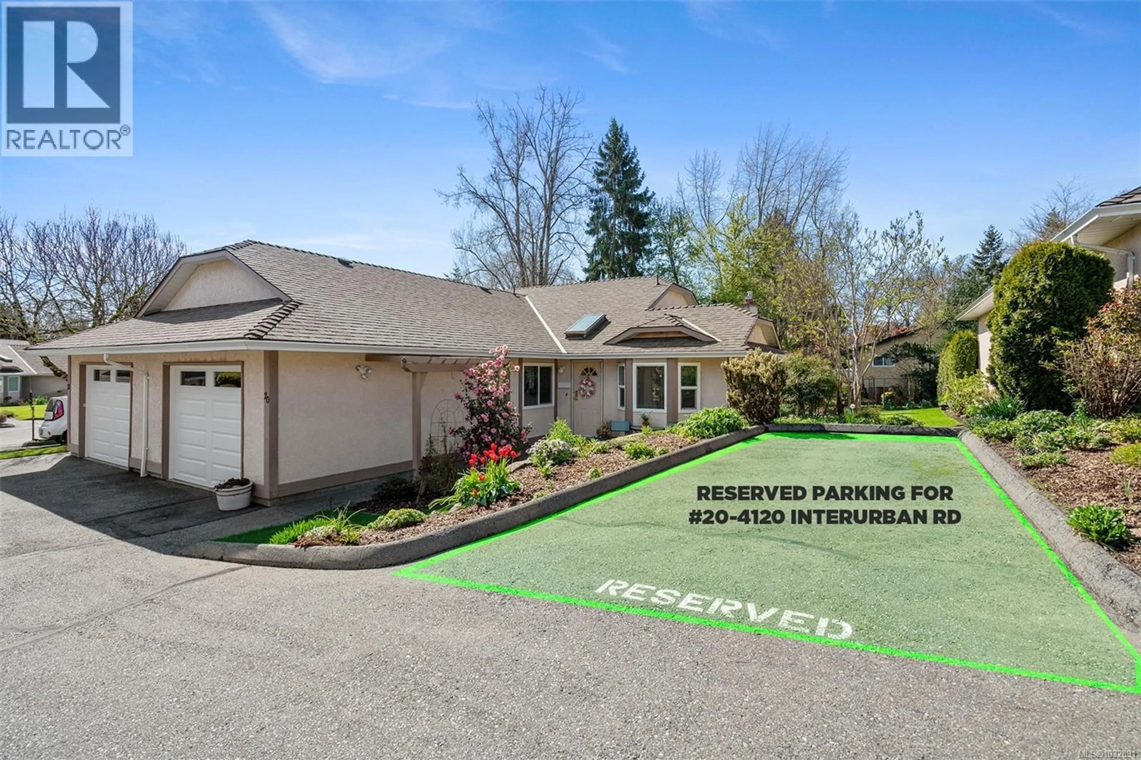 A pic from outside/outdoor area/front of a property/back of a property/a pic from drone, unknown for 20 - 4120 INTERURBAN ROAD, Saanich British Columbia V8Z6W7