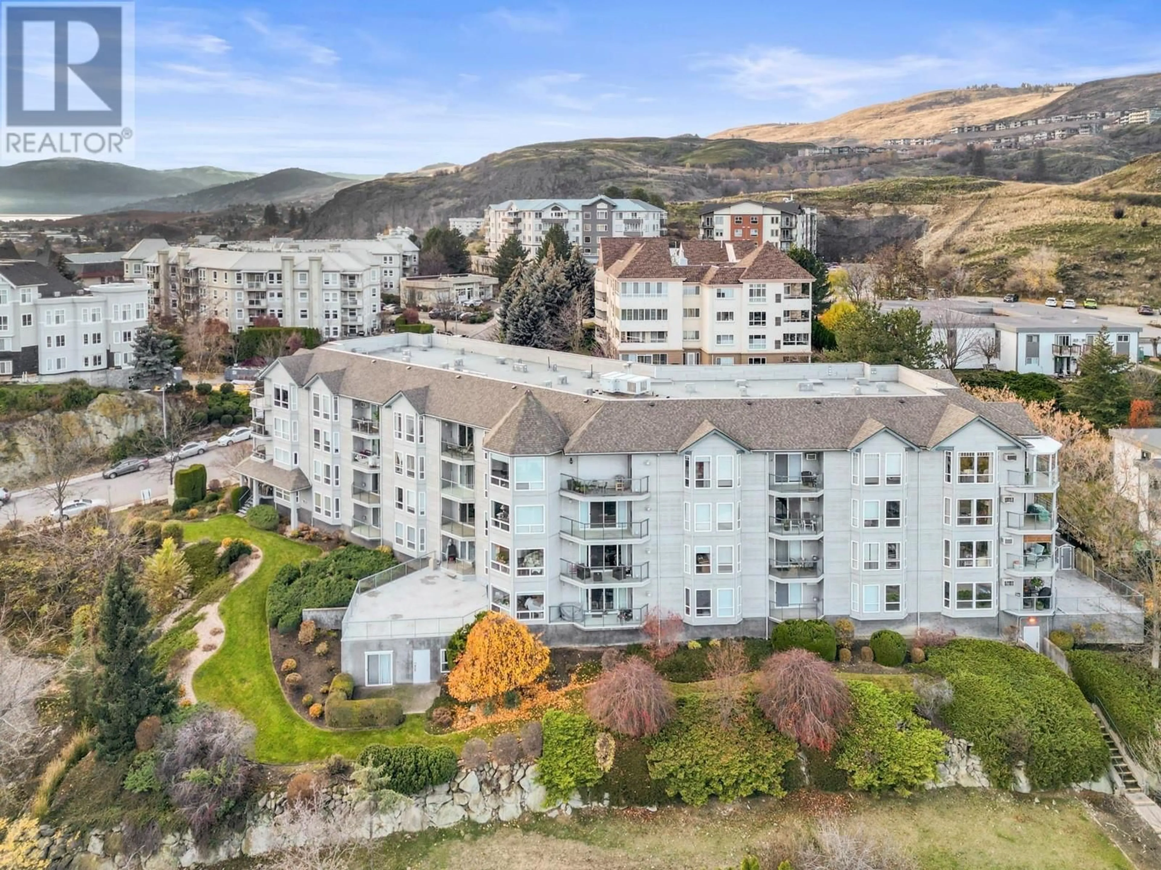 A pic from exterior of the house or condo, the front or back of building for 3221 Centennial Drive Unit# 210, Vernon British Columbia V1T2T8