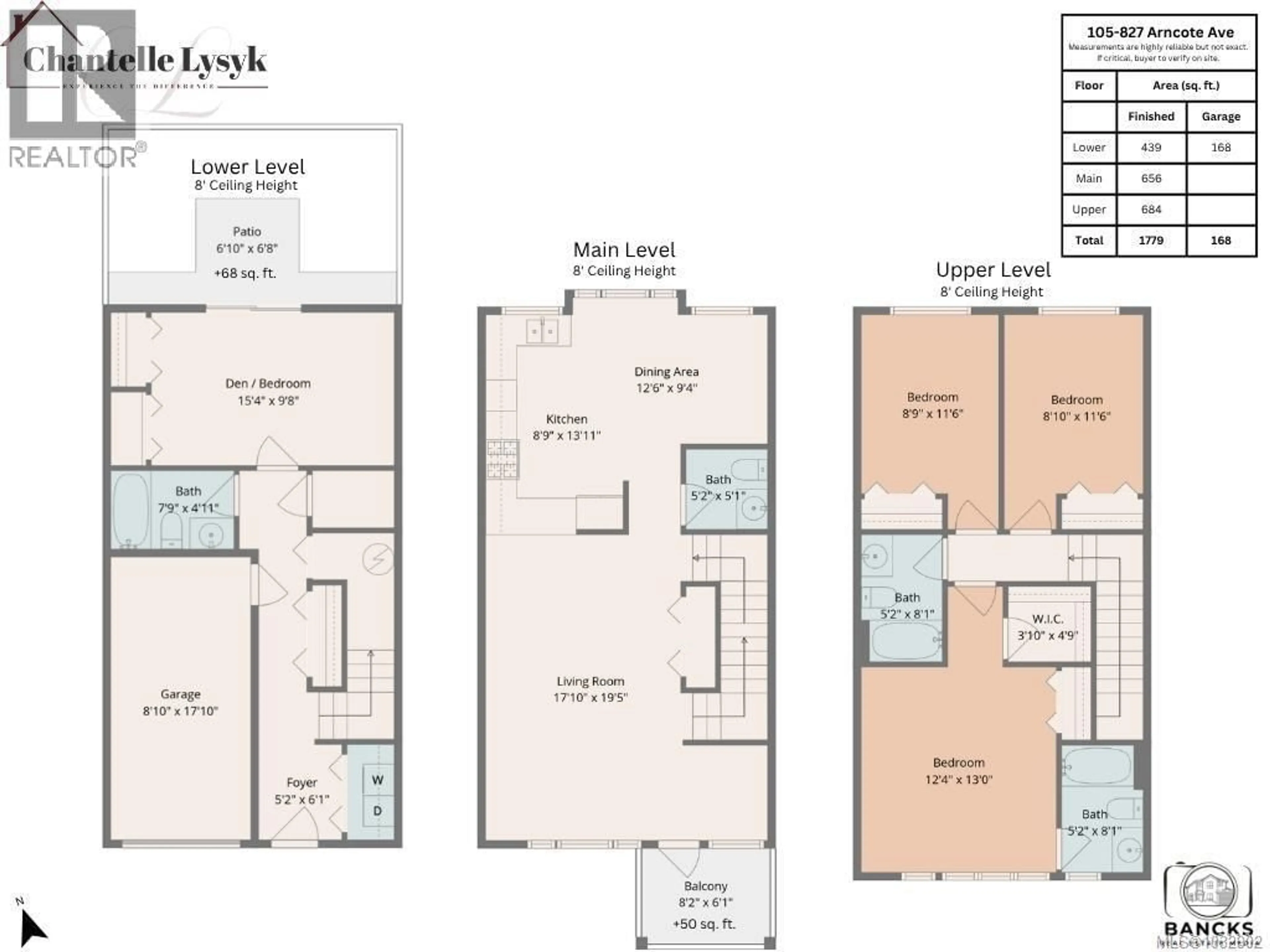 Floor plan for 105 - 827 ARNCOTE AVENUE, Langford British Columbia V9B0C6