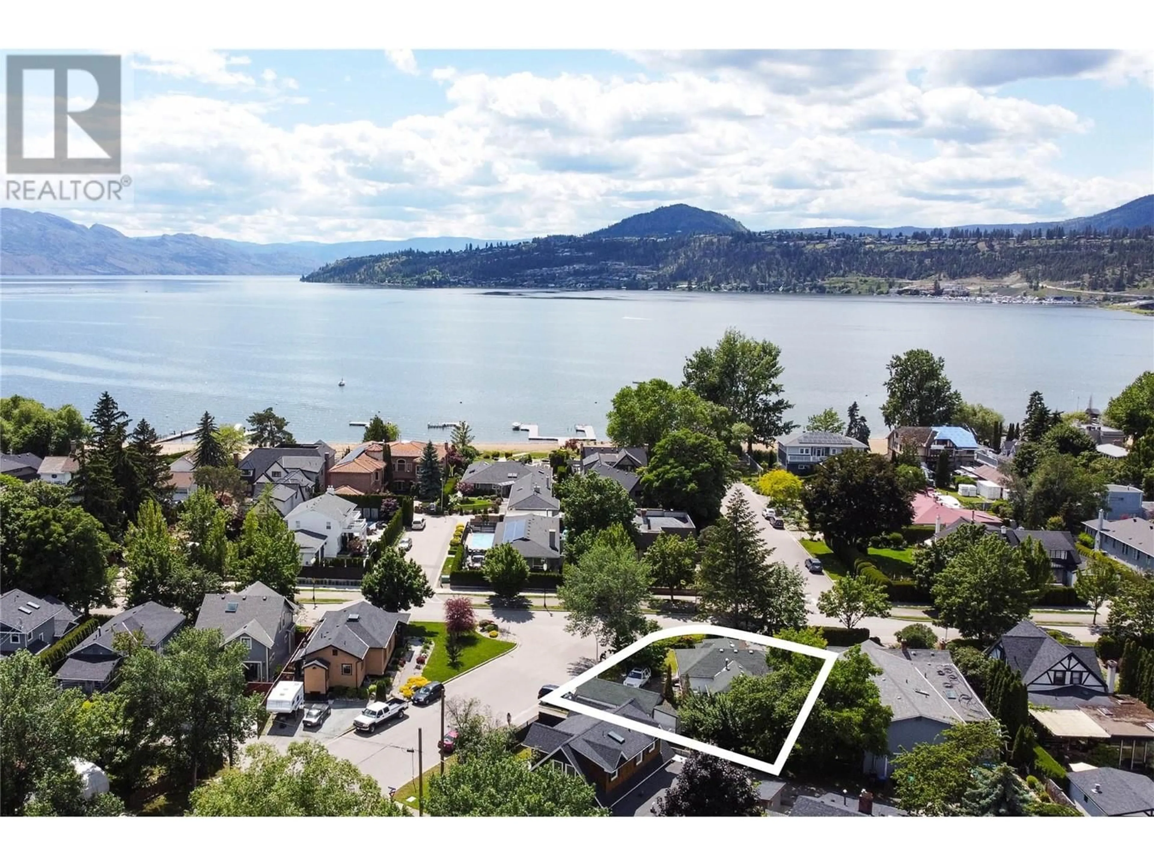 A pic from exterior of the house or condo, lake for 1967 Abbott Street, Kelowna British Columbia V1Y1B8