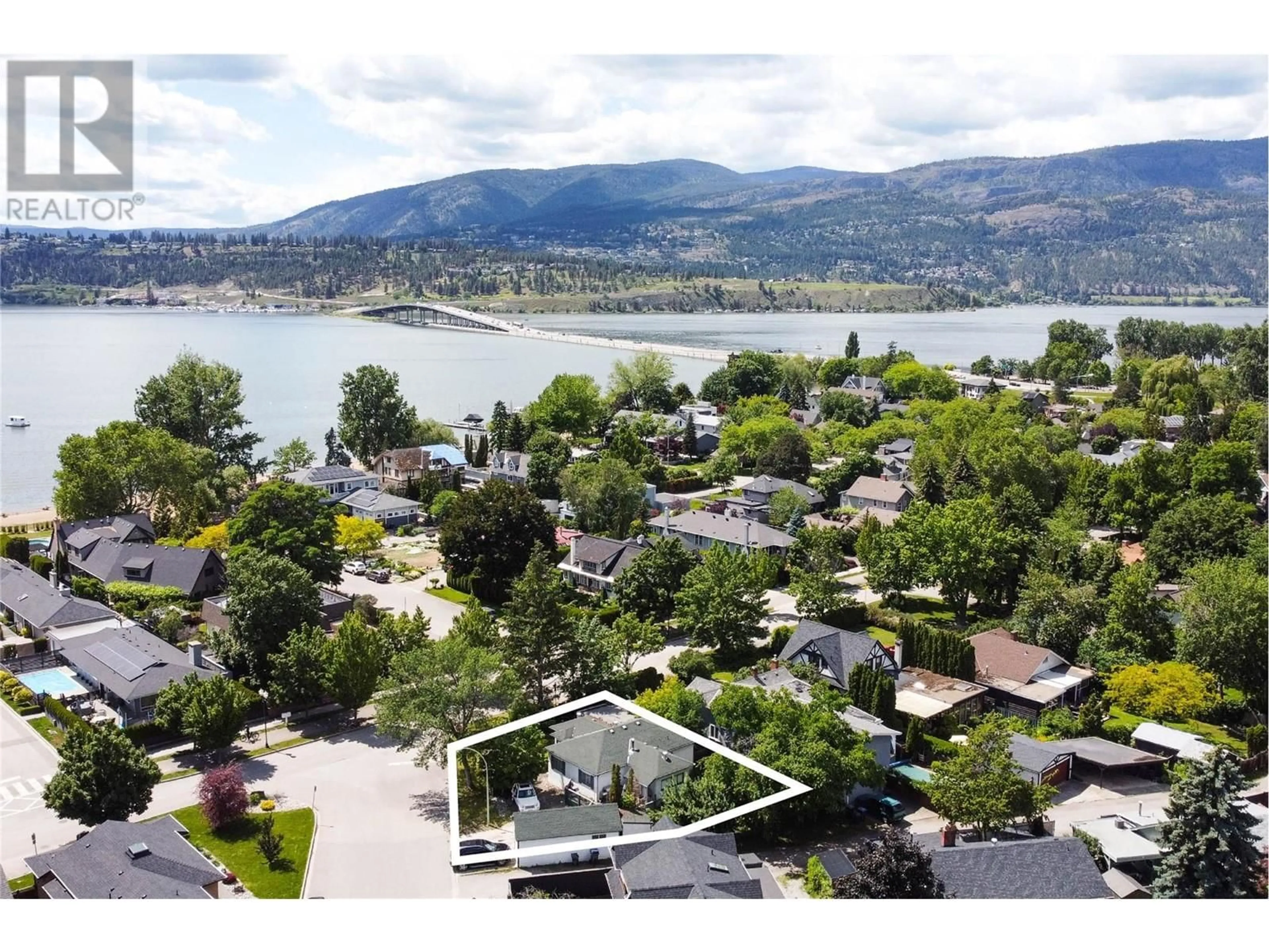 A pic from exterior of the house or condo, lake for 1967 Abbott Street, Kelowna British Columbia V1Y1B8