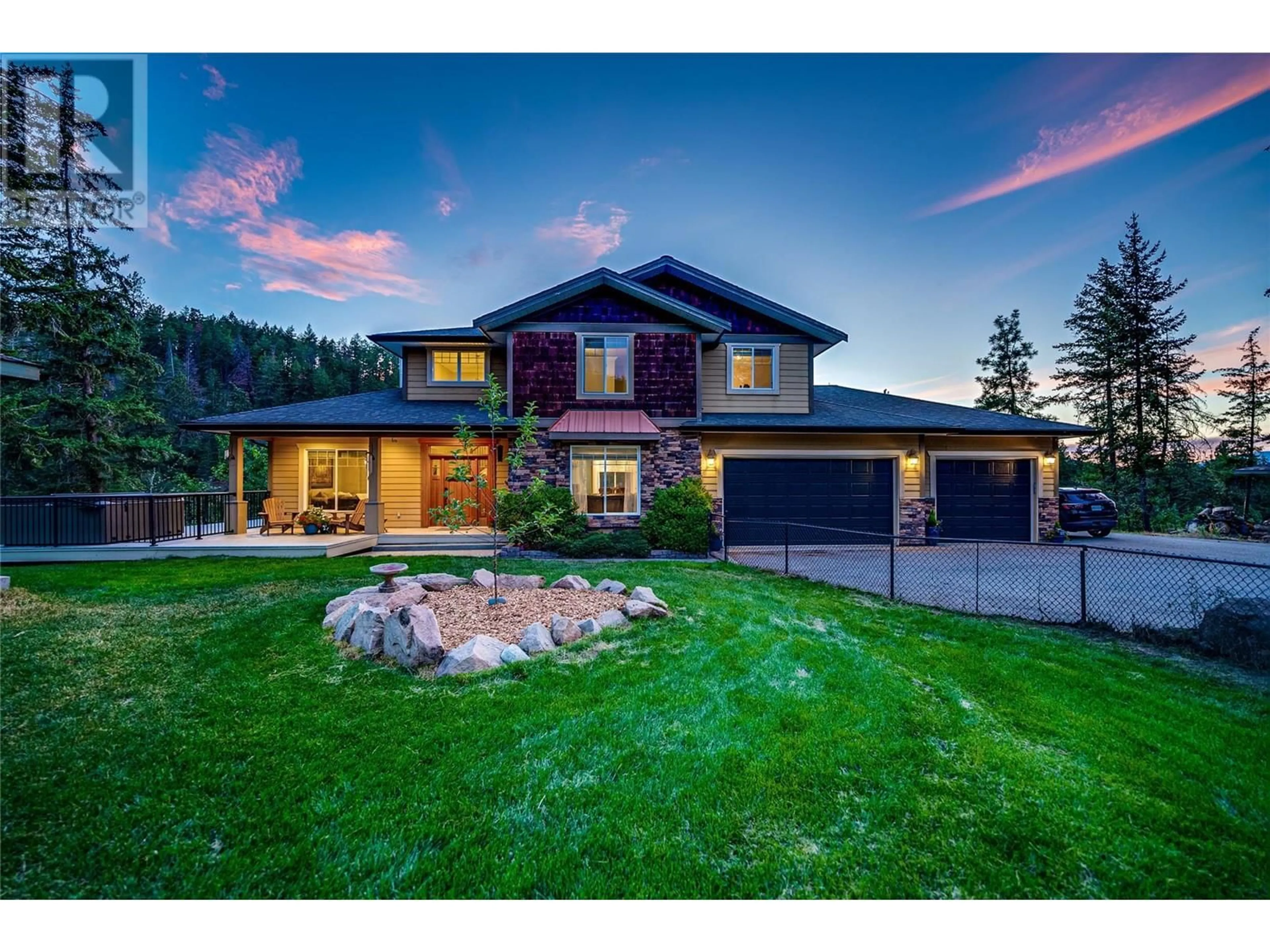 Frontside or backside of a home, cottage for 9291 Chinook Road, Vernon British Columbia V1H1K3