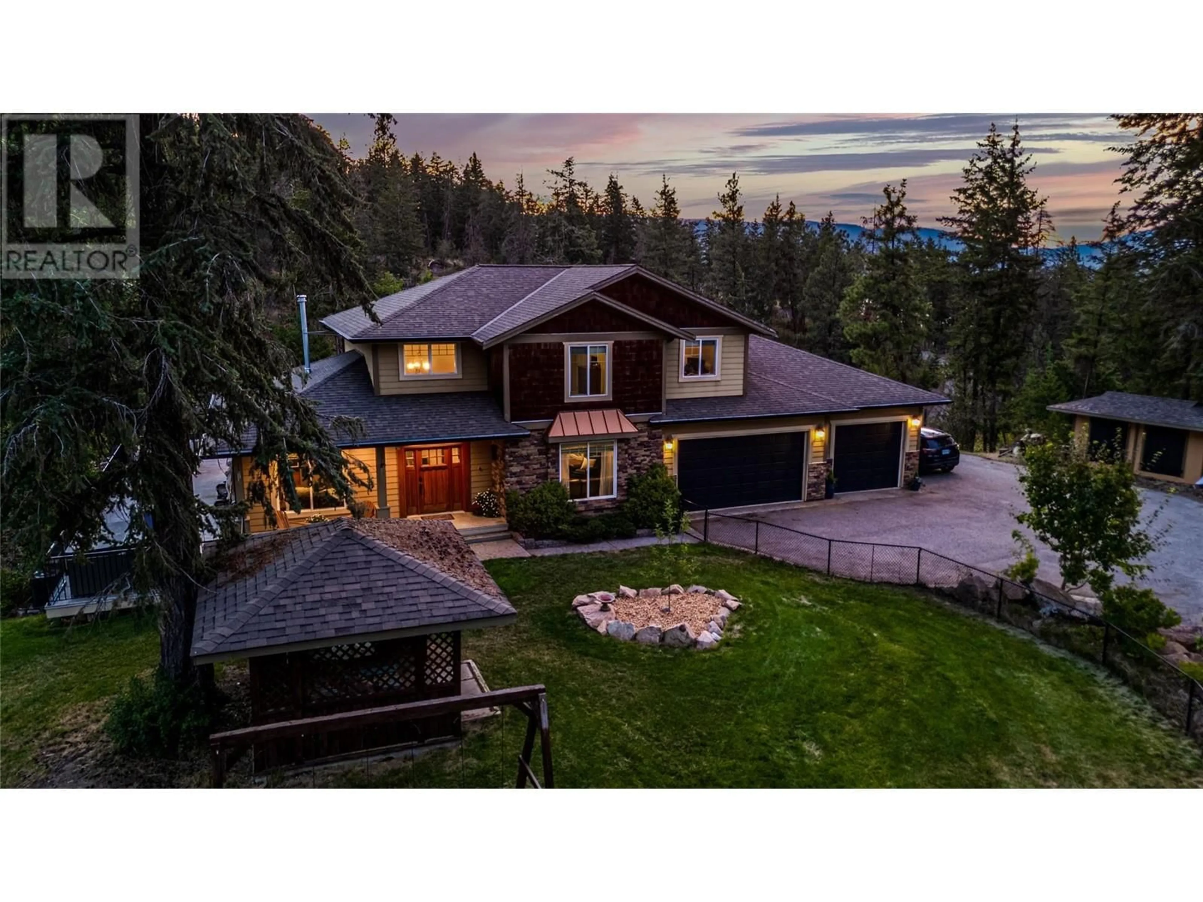 Frontside or backside of a home, cottage for 9291 Chinook Road, Vernon British Columbia V1H1K3