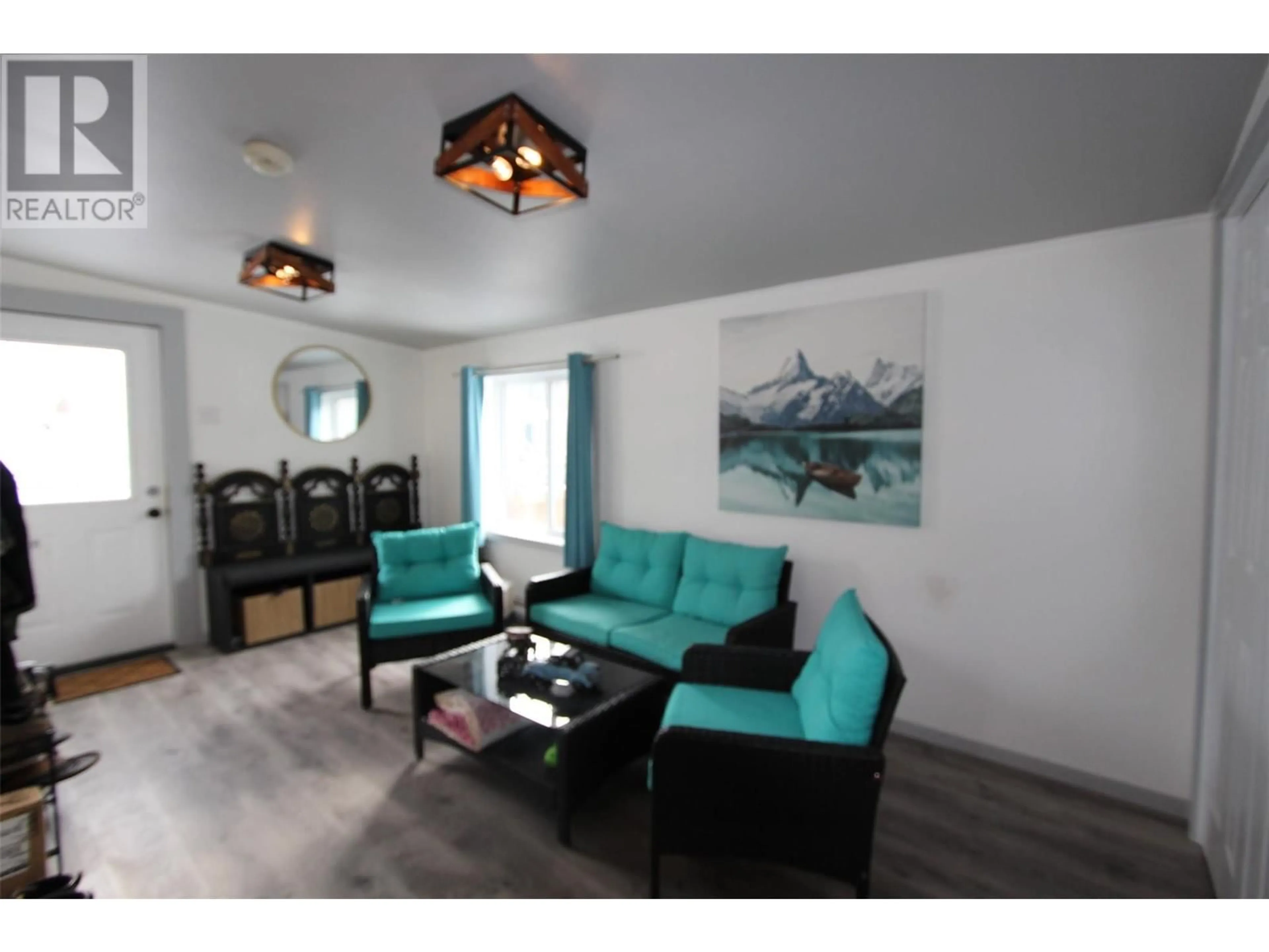 Living room, wood floors for 100 Aspen Drive Unit# 32 Lot# 32, Sparwood British Columbia V0B2G0