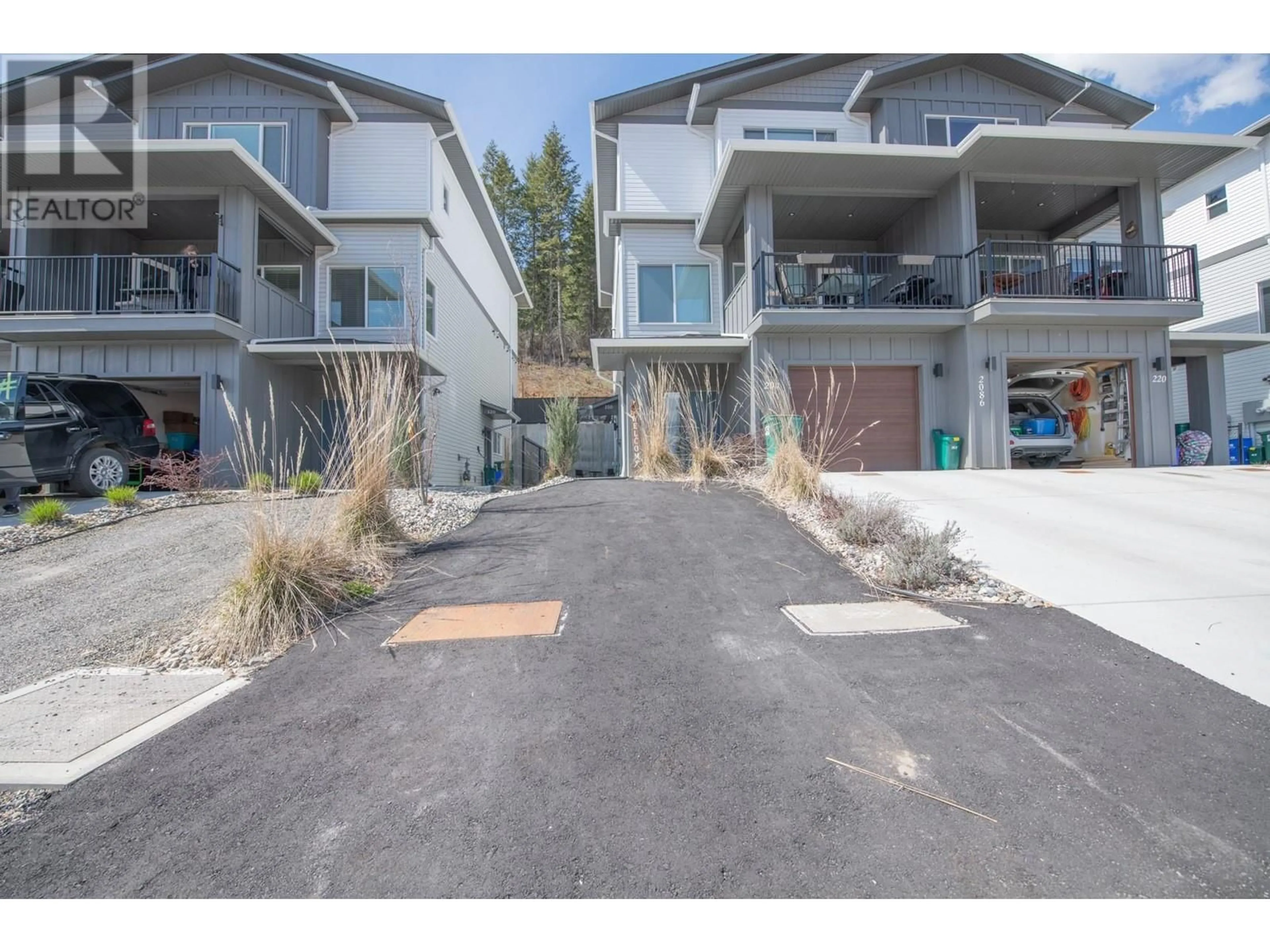 A pic from exterior of the house or condo, the street view for 2080 Mountain View Avenue Unit# 120, Lumby British Columbia V0E2G0