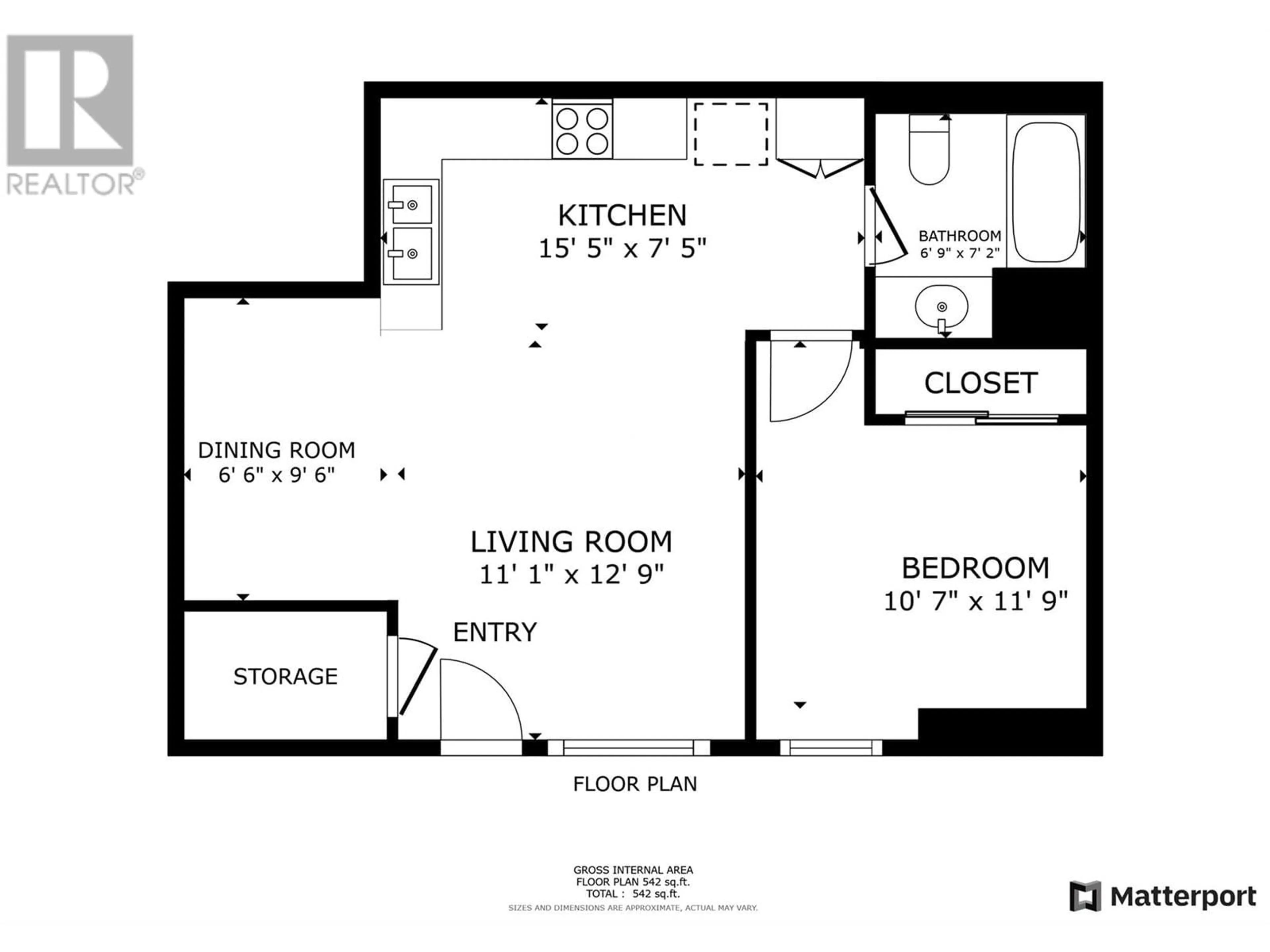 Floor plan for 2080 Mountain View Avenue Unit# 120, Lumby British Columbia V0E2G0