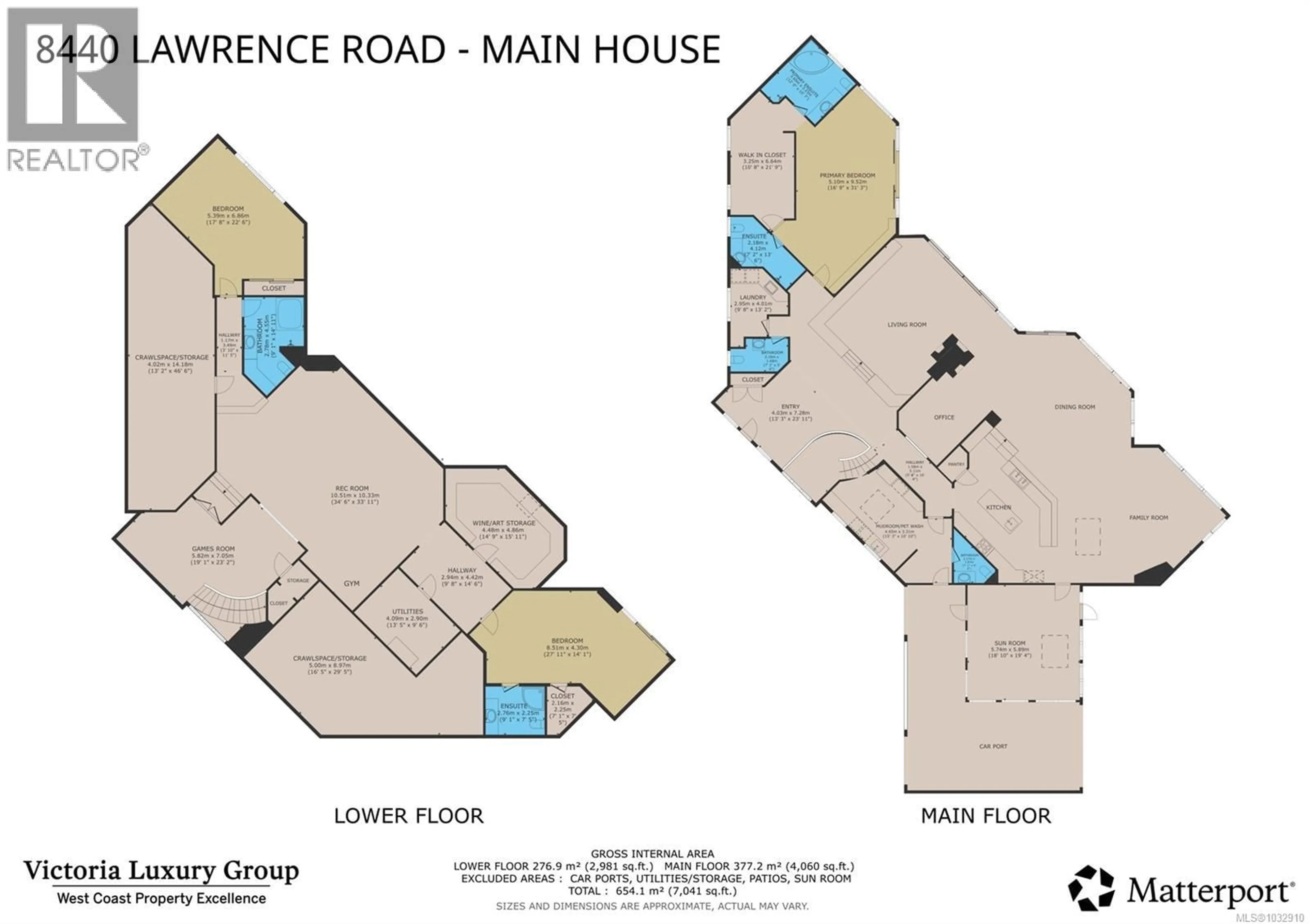 Floor plan for 8440 LAWRENCE ROAD, Central Saanich British Columbia V8M1S5