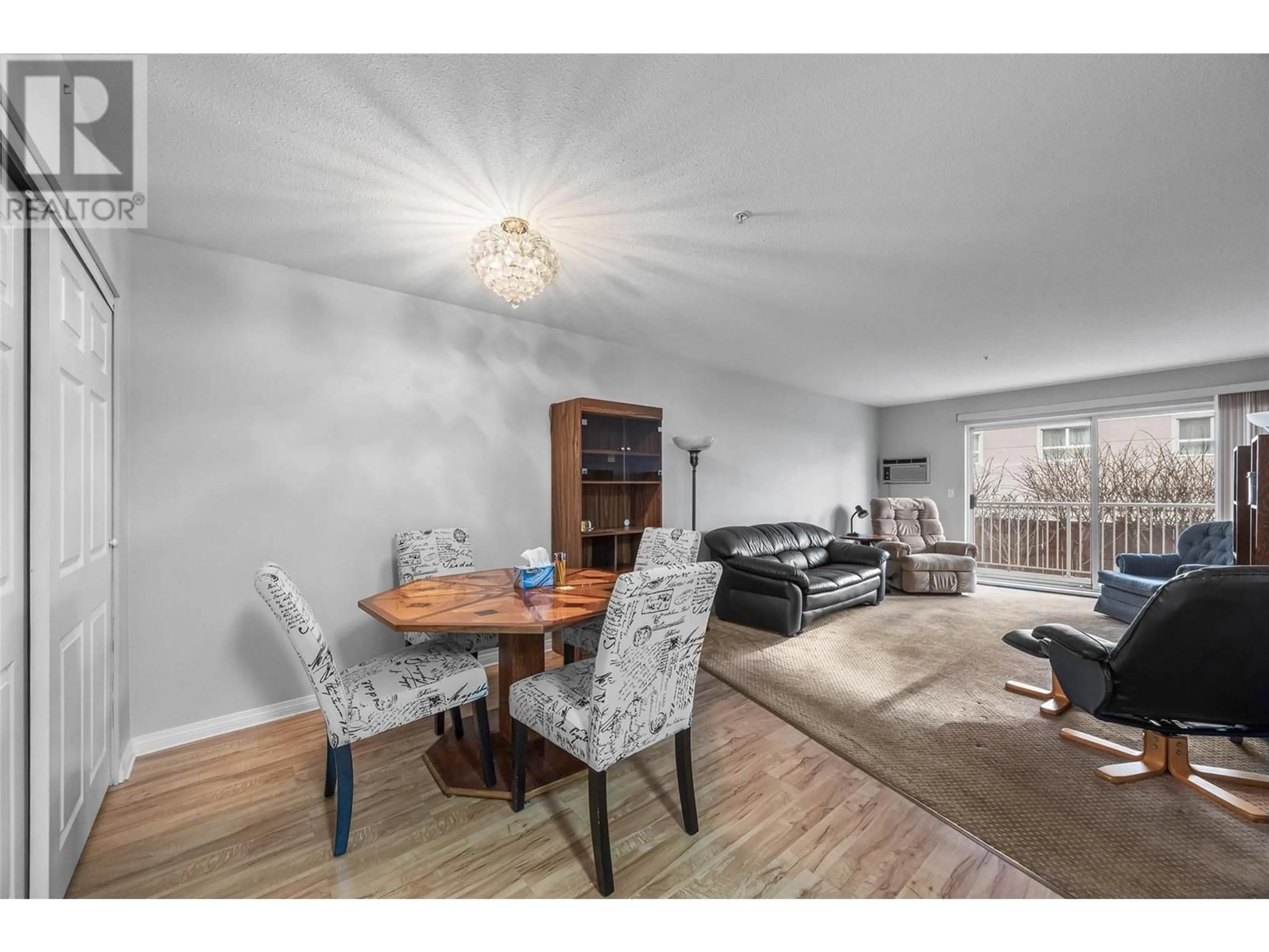 Dining room, wood floors, cottage for 360 BATTLE Street Unit# 108, Kamloops British Columbia V2C2L6