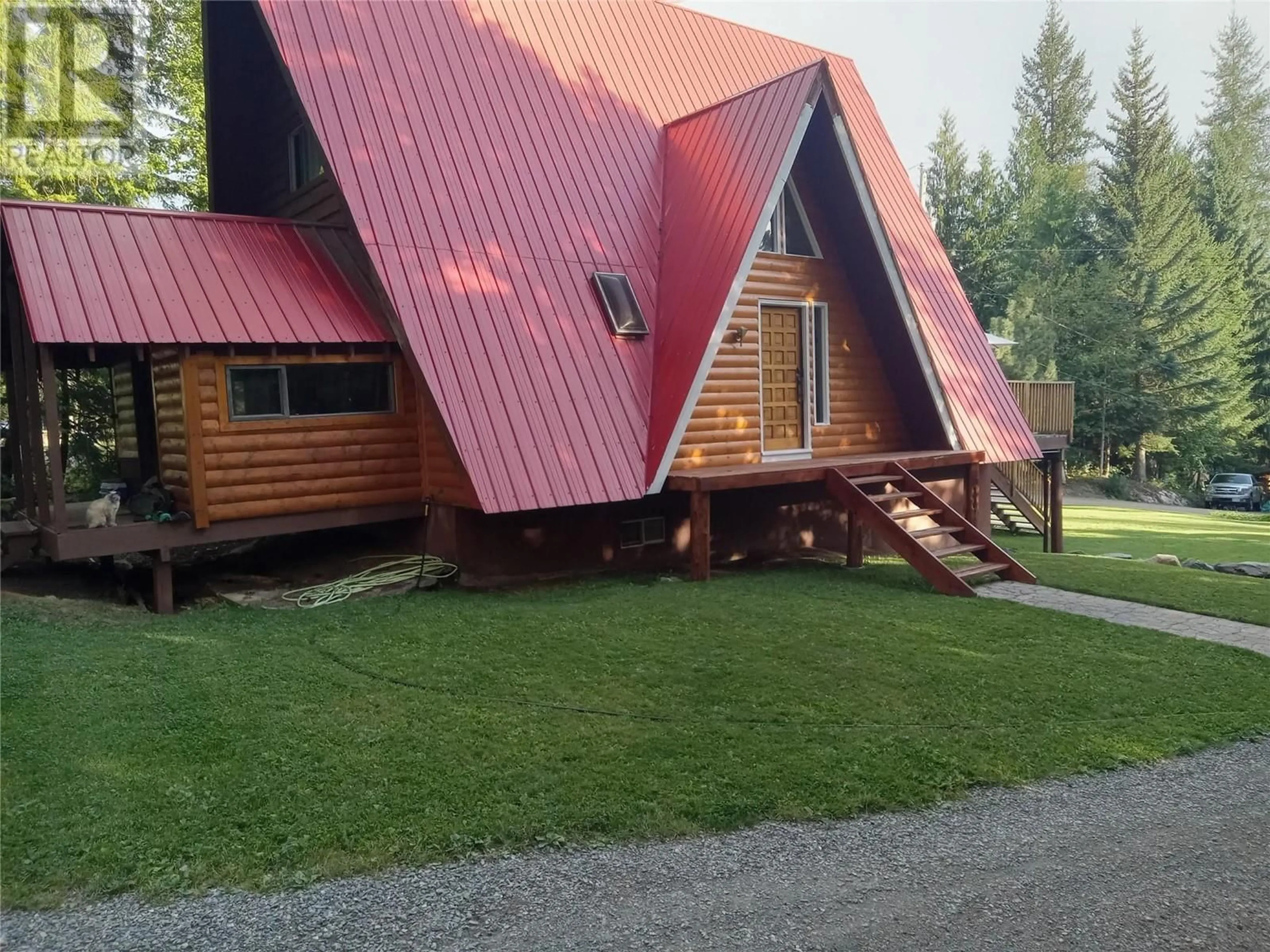 Frontside or backside of a home, cottage for 7680 Mountain Drive, Anglemont British Columbia V0E1M8