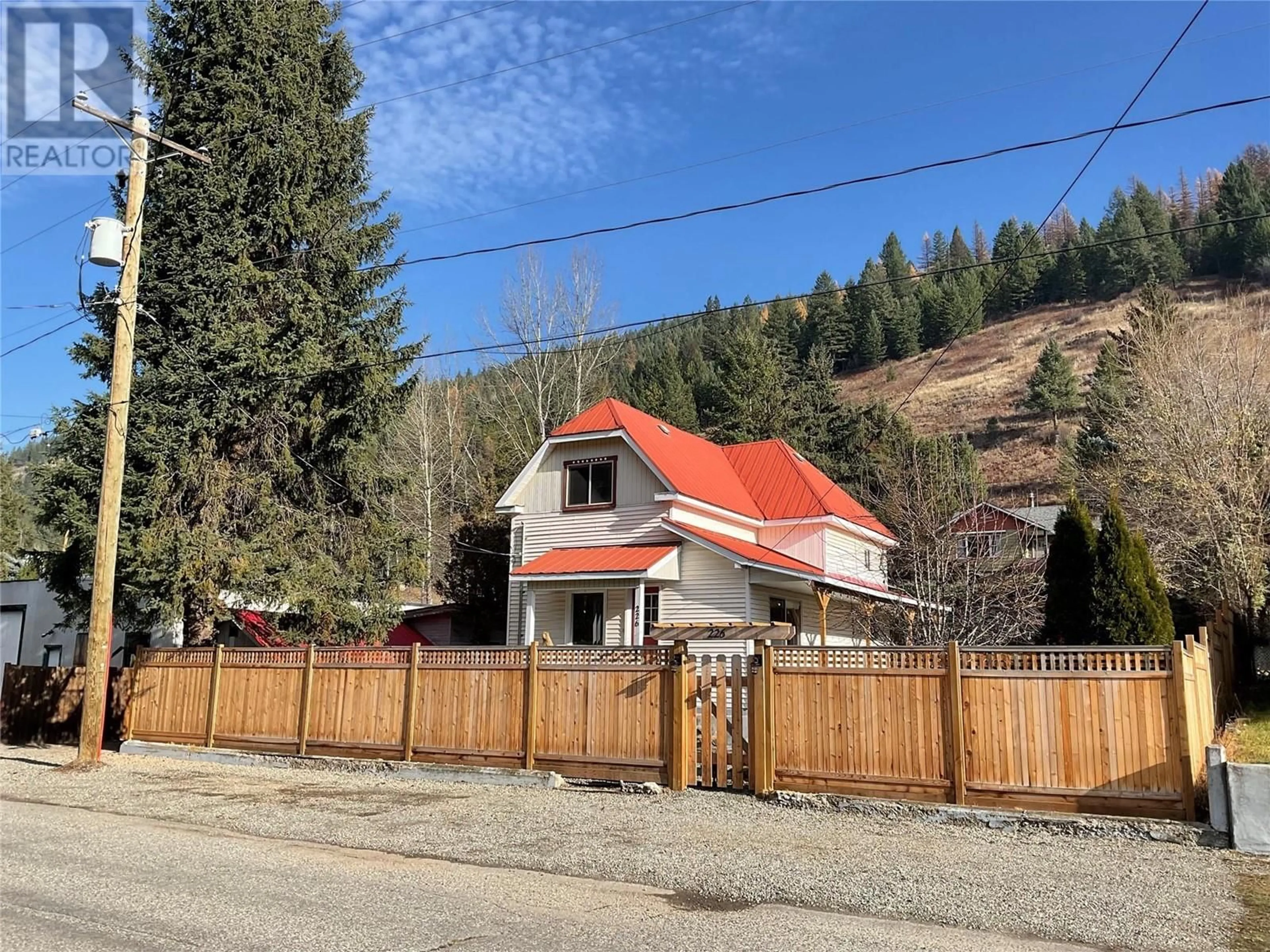 Frontside or backside of a home, cottage for 226 KIMBERLEY  N Avenue, Greenwood British Columbia V0H1J0