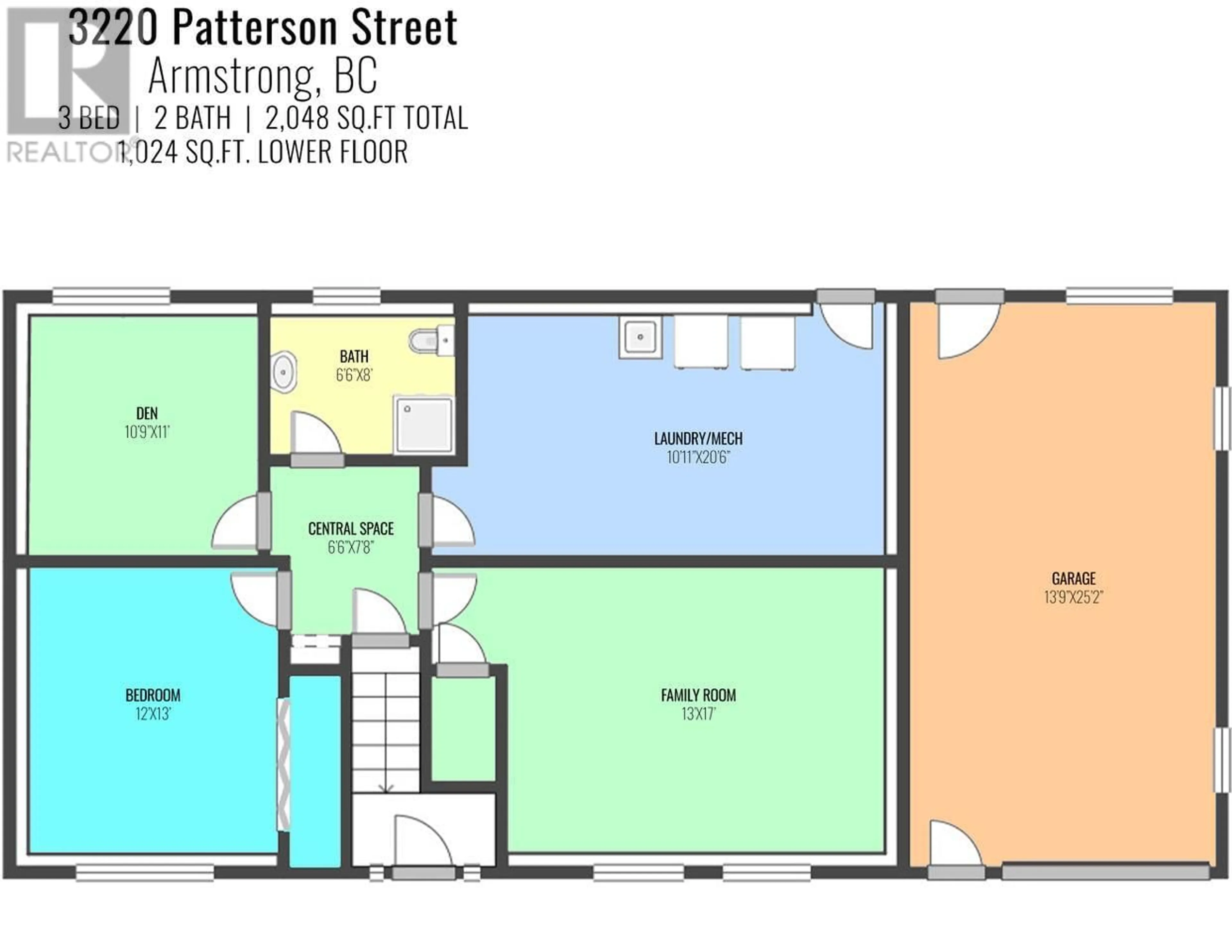 Floor plan for 3220 Patterson Street, Armstrong British Columbia V0E1B0