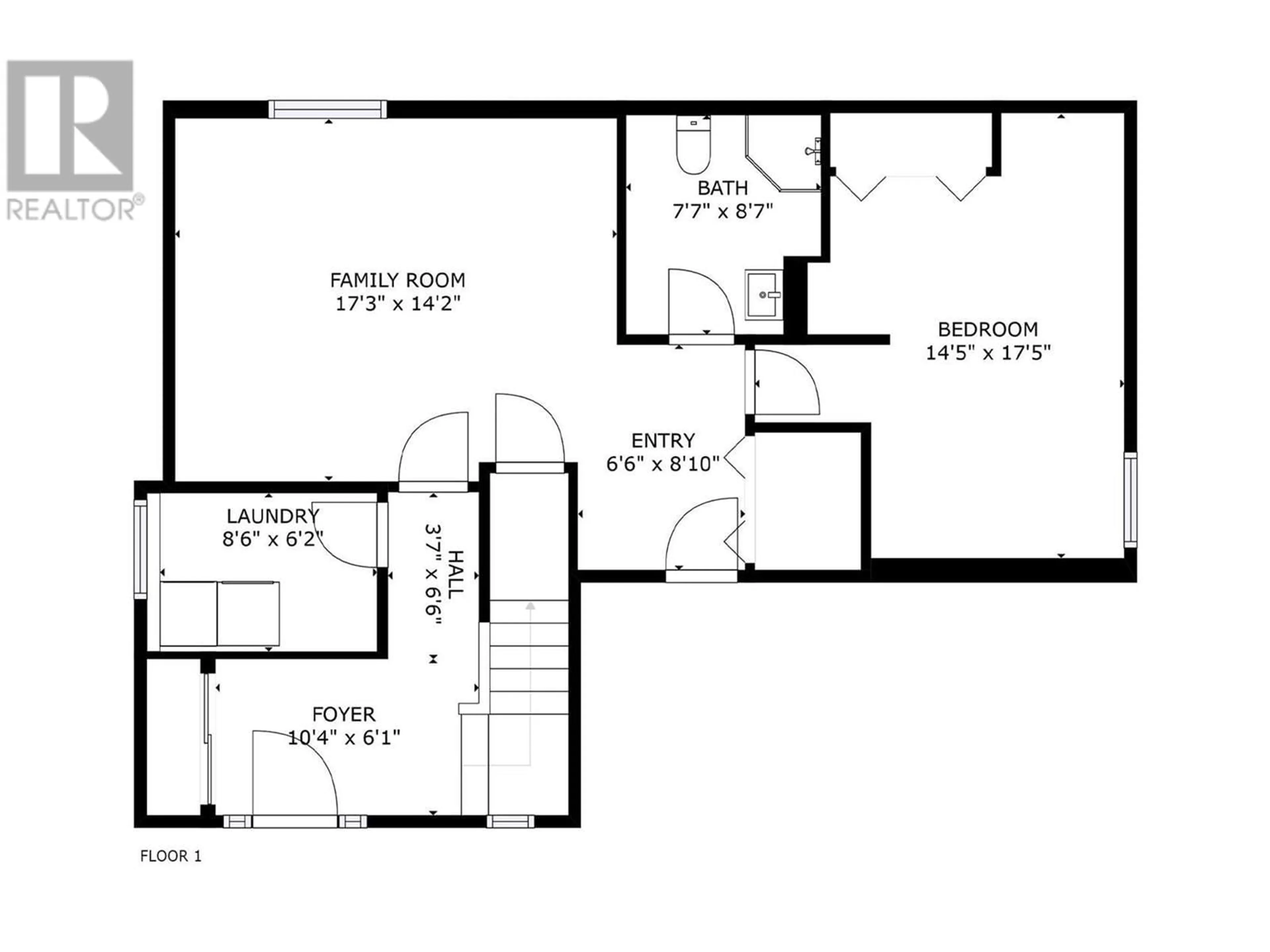 Floor plan for 397 Rio Drive, Kelowna British Columbia V1V2L2